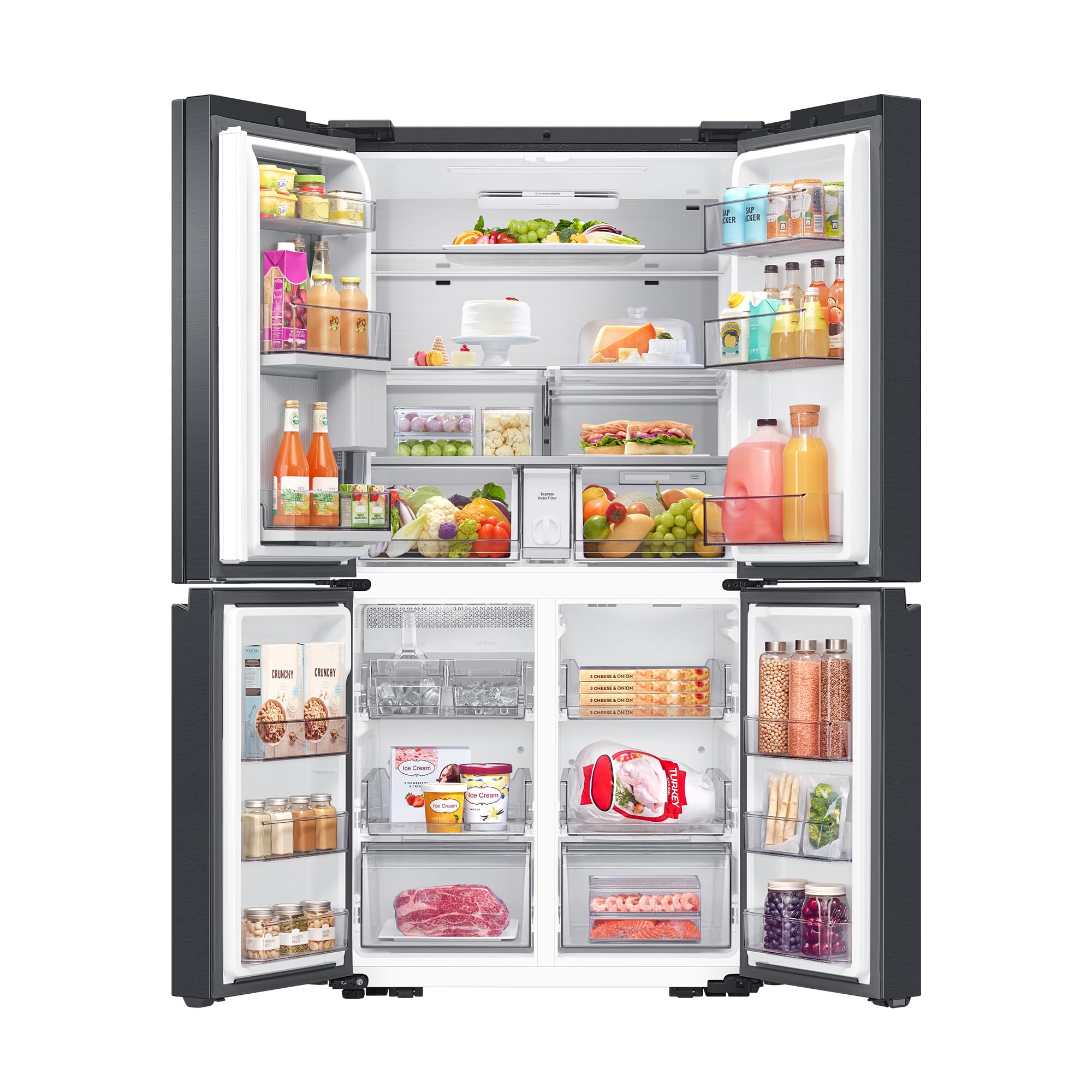 Samsung Frigorífico French Door Bespoke AI Family Hub 183cm 636L Clase E Grafito RF65DG9H0EB1EF