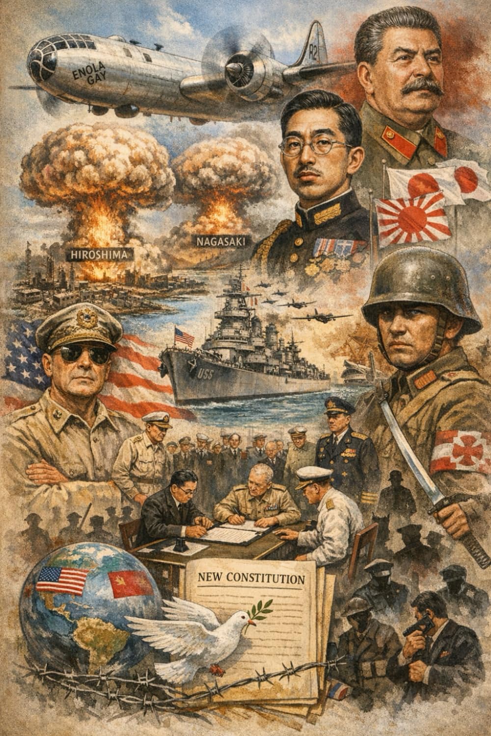 “Una sola bomba atomica non basta!”: Come finì davvero la guerra del Pacifico (L'uomo tra storia, scienza, mito, memoria ancestrale e riti magici)