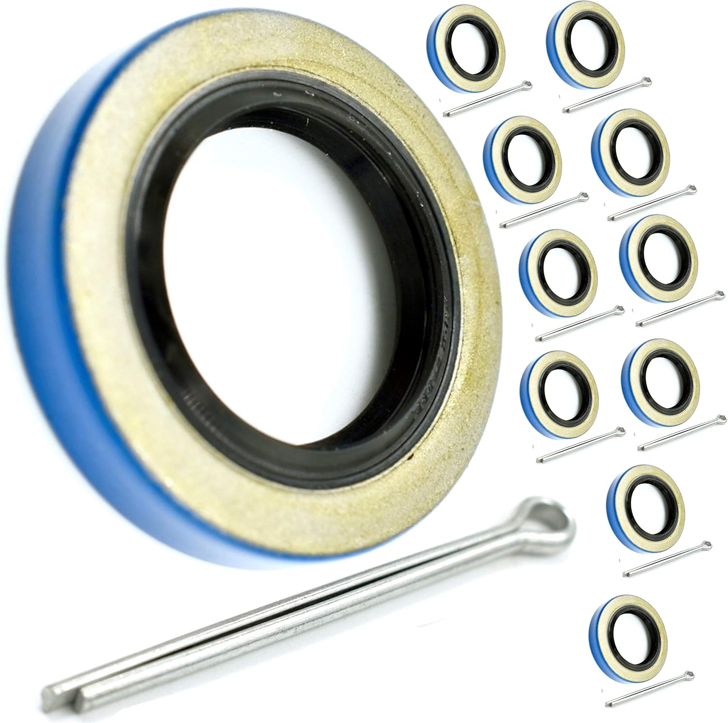 HD Switch (10 Pack) Front Wheel Bearing Grease Seal Replaces Club Car DS Carryall Golf Cart 1011888 1013135
