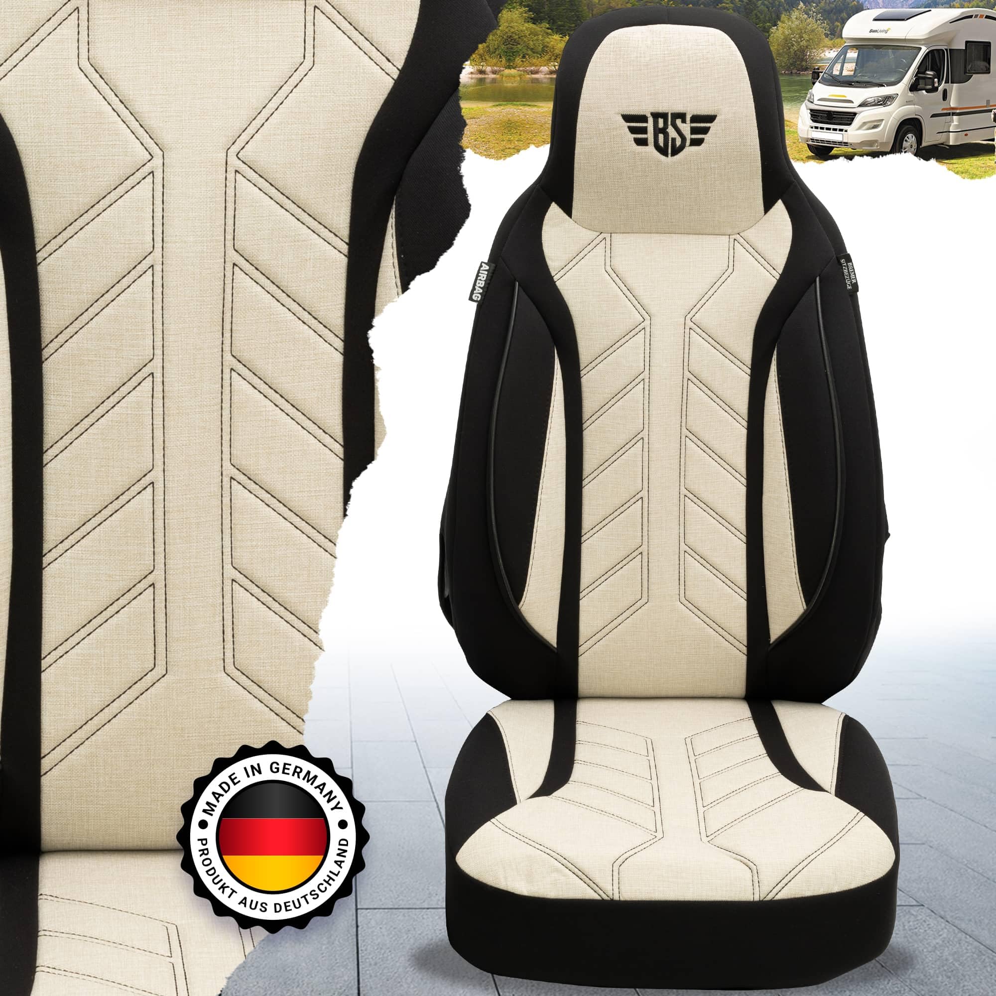 BREMER SITZBEZÜGE Housses de Protection pour Camping-Car pour Ford Nugget Transit Custom PLKT207