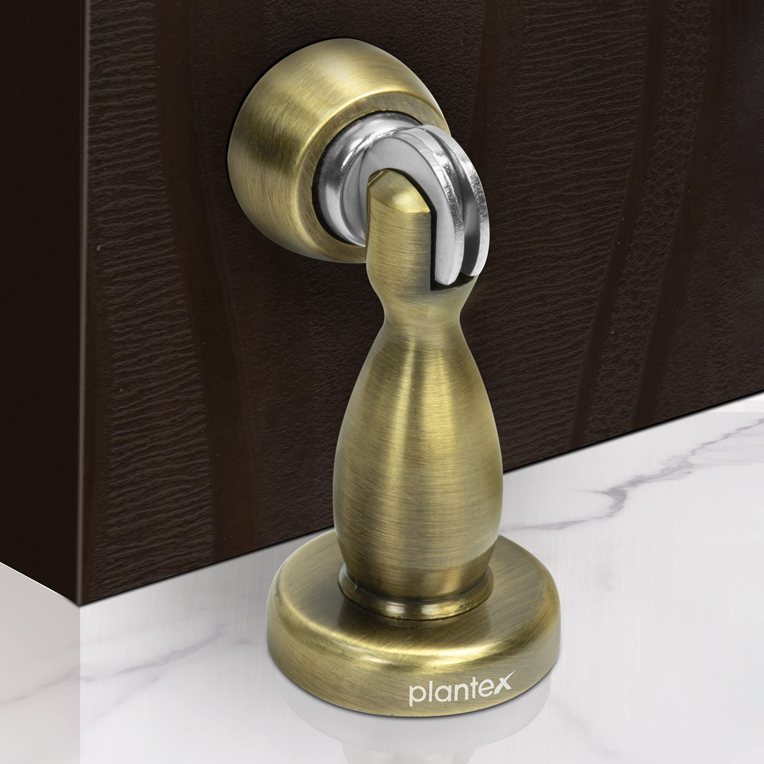 Plantex Magnetic Door Stopper/Door Magnet Stopper/Door Stopper for Main Door/Stops for Doors (4 Inch,Silver Matt) — Amazon image 9
