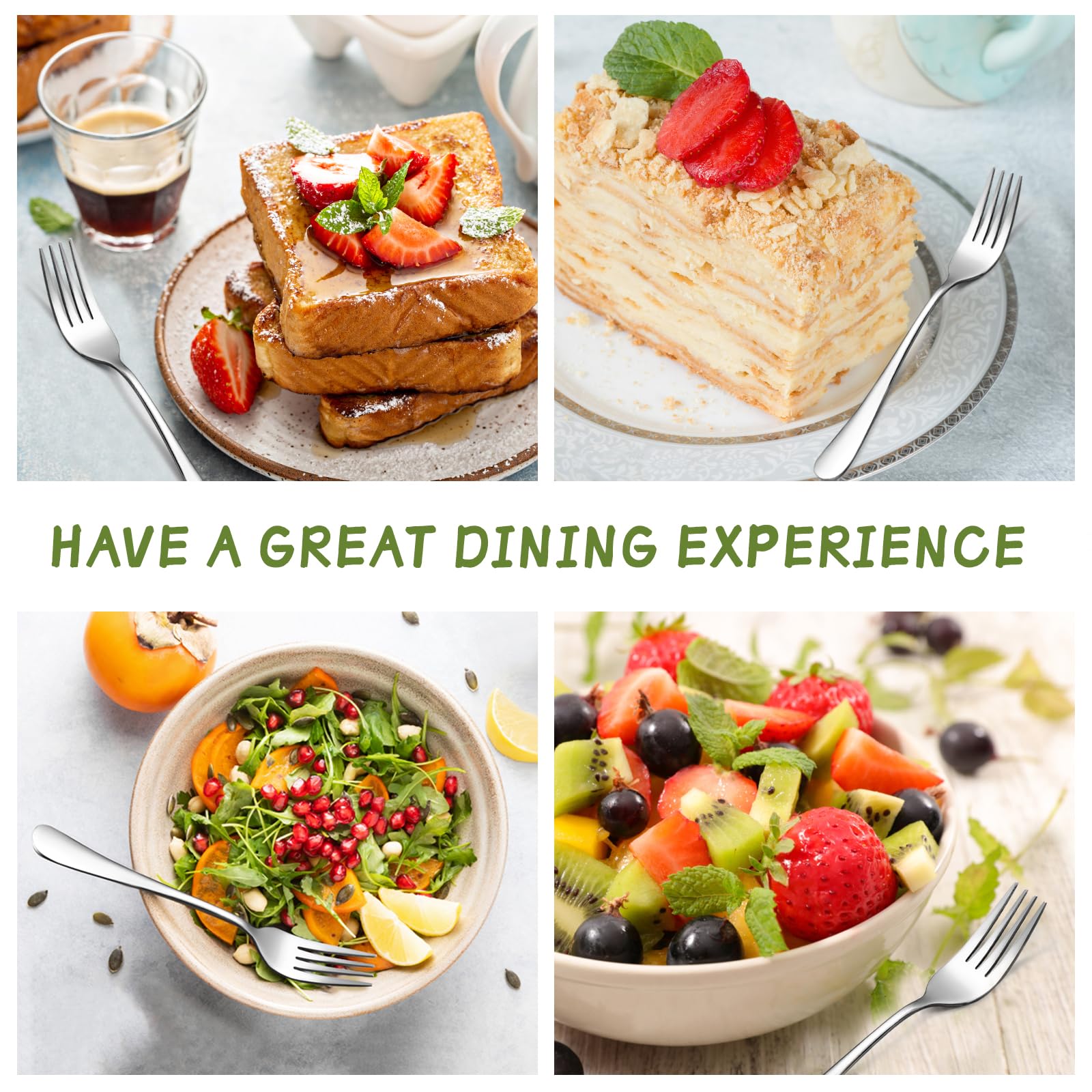 SANTUO Flatware Dessert Fork