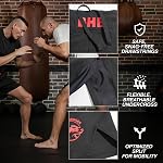 2-in-1 BJJ MMA Fight Shorts Built-in Compression Lining: Grappling, Brazilian Jiu Jitsu, No-Gi Shorts