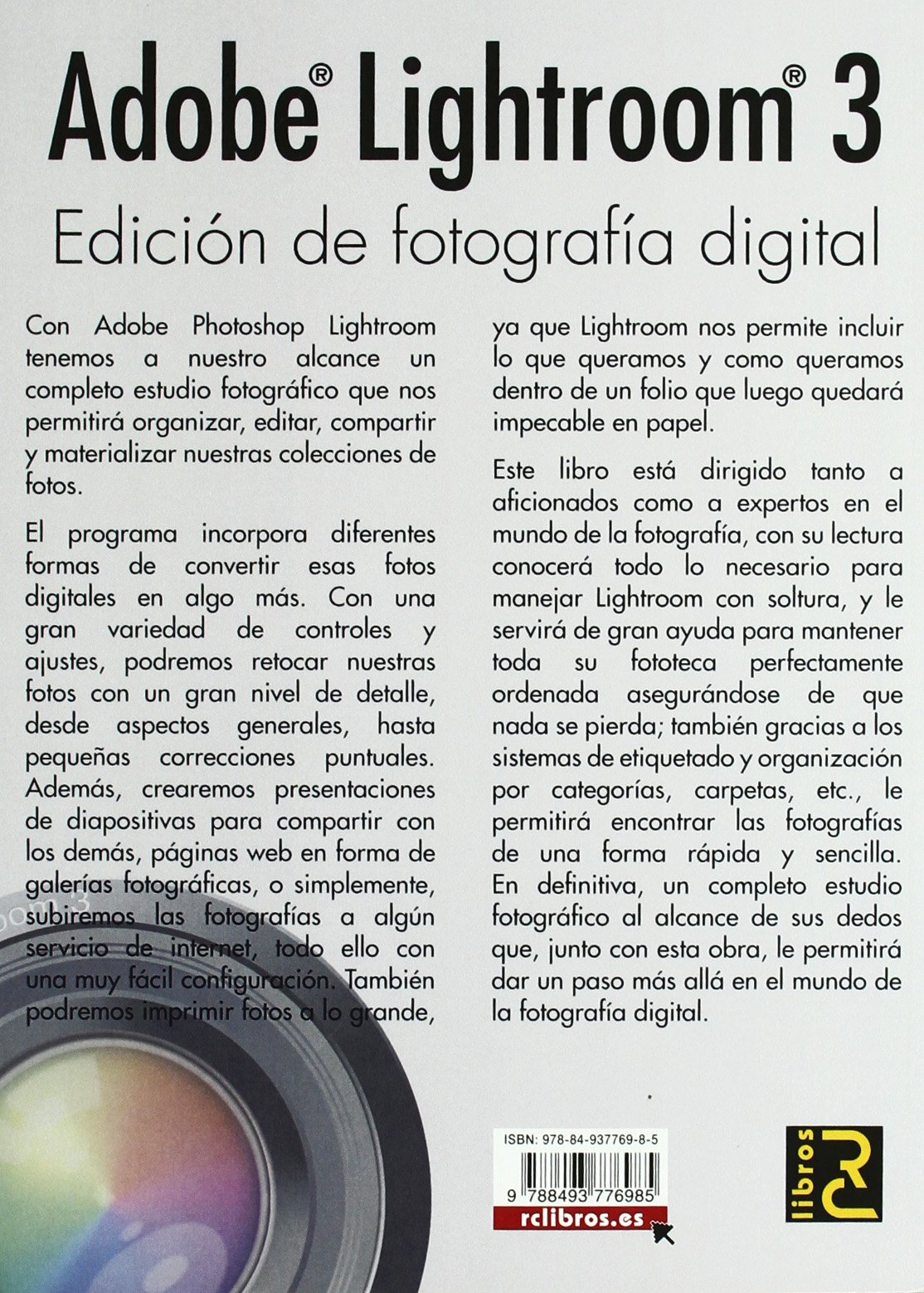 Adobe LIGHTROOM 3. Edición de fotografía digital