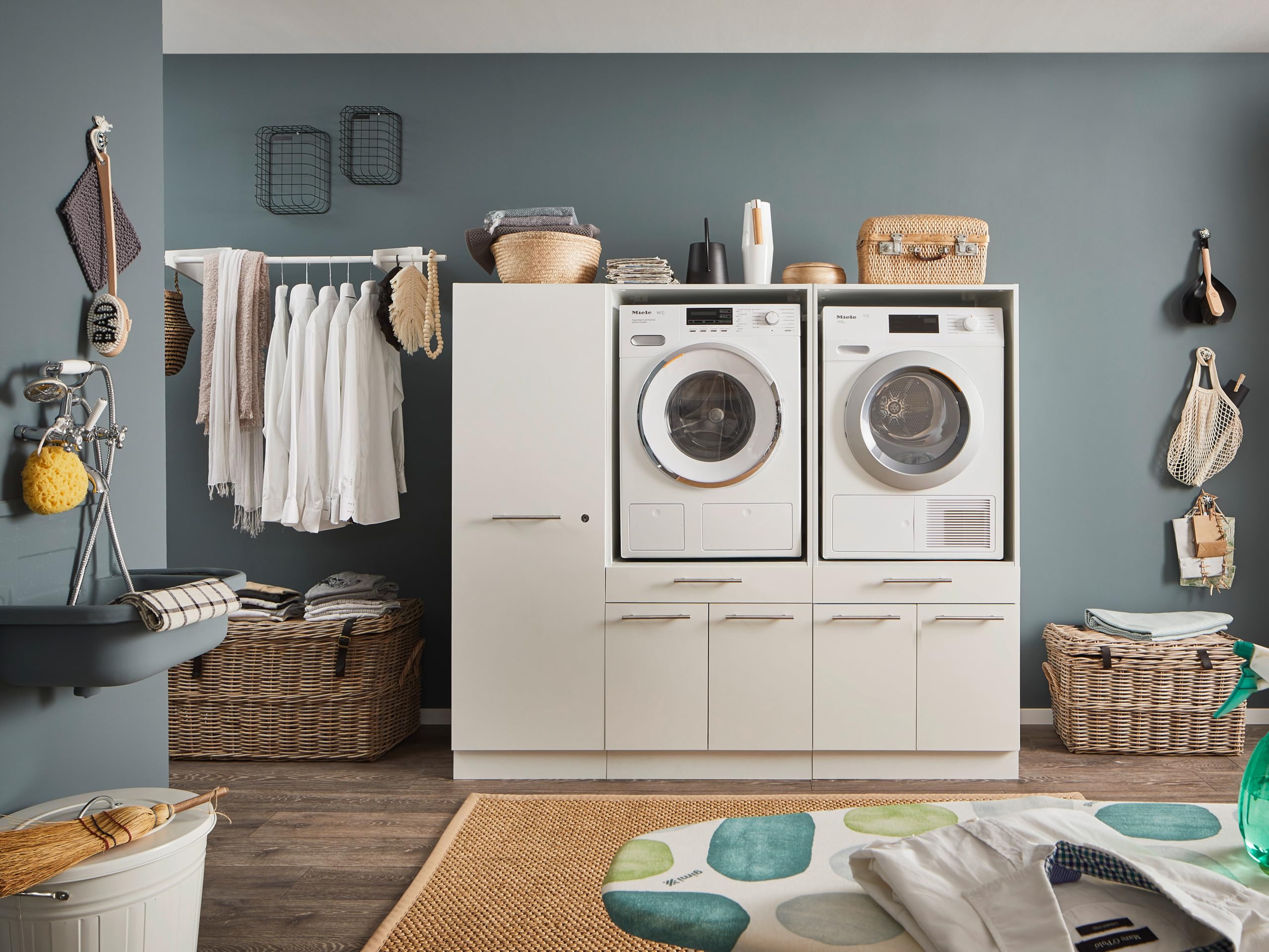 Laundreezy 2X Waschmaschinenschrank und Mehrzweckschrank – Bild 2