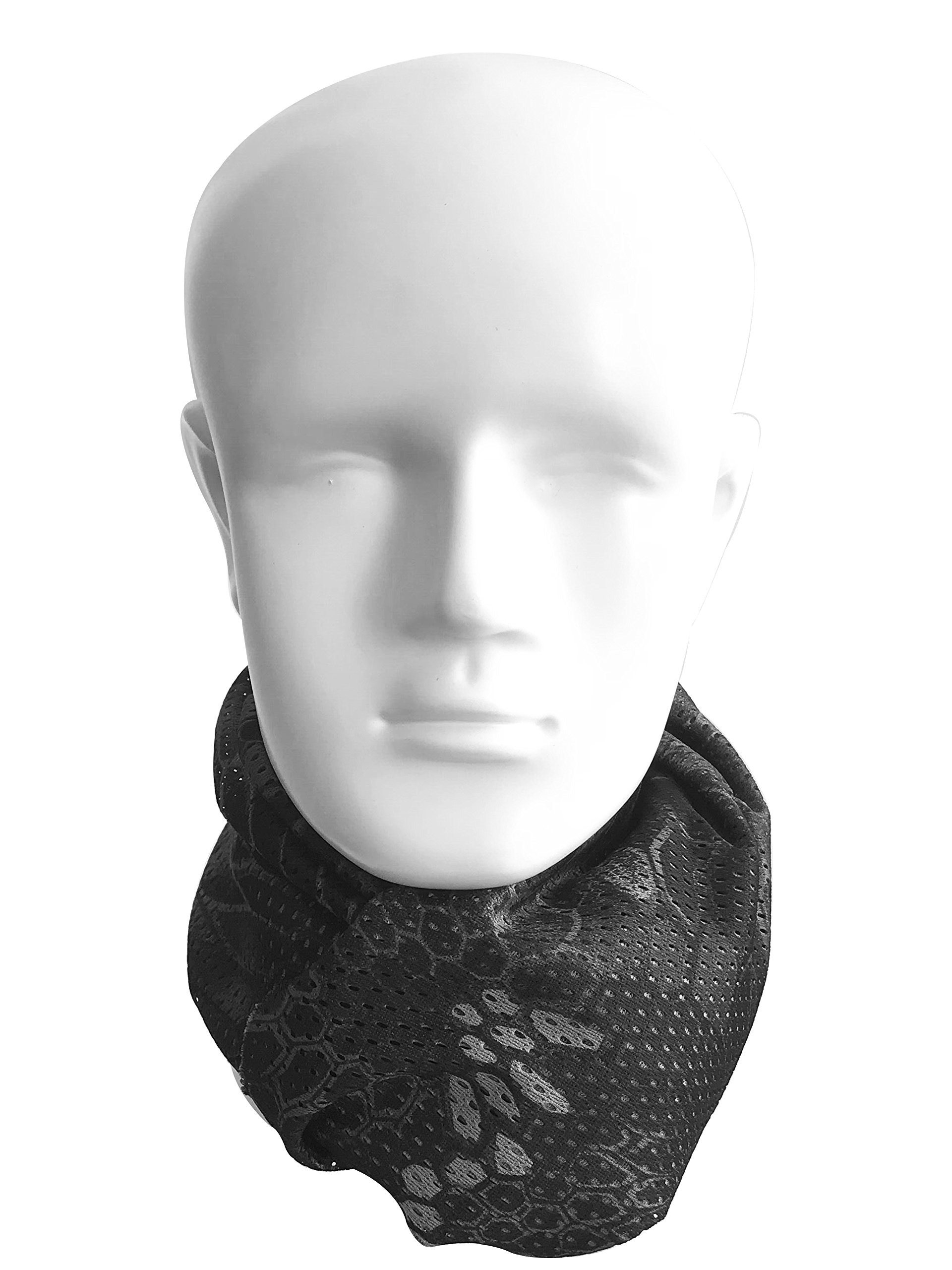 QMFIVE Tactical Airsoft al Aire Libre Ninja Hood Kryptek Camuflaje Flexible Máscara Protectora de Cara Completa — view 2