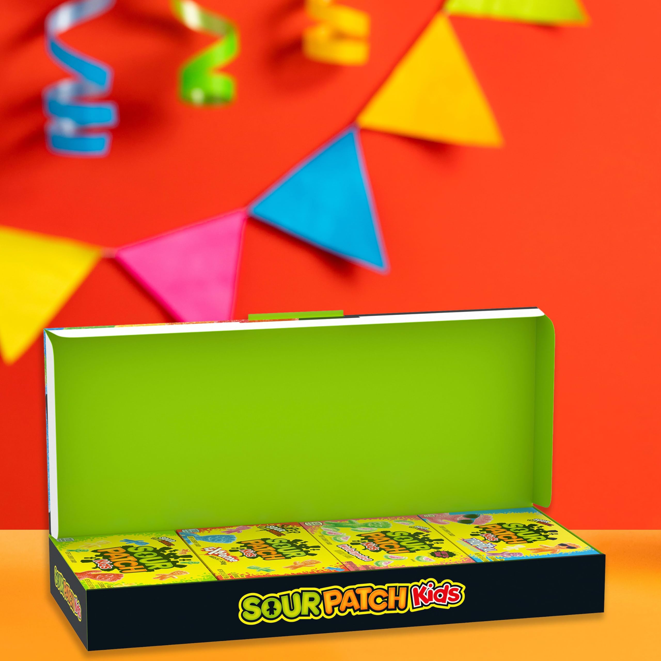 SOUR PATCH KIDS Confezione regalo di caramelle gommose morbide e gommose, confezione regalo, 8 ct | 8 scatole singole da 99,2 g, caramelle sfuse