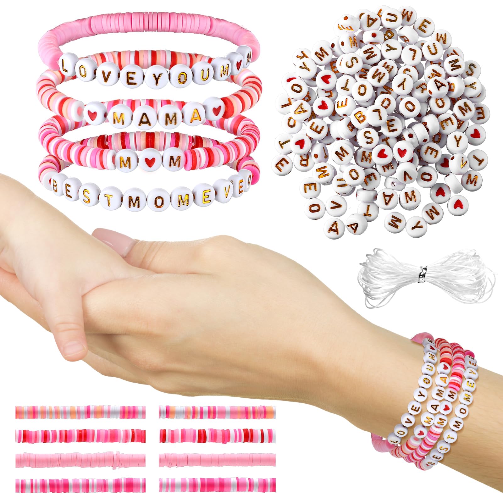 Amazon.com: Solsew Mom Bracelet Set Gift for Mother's Day