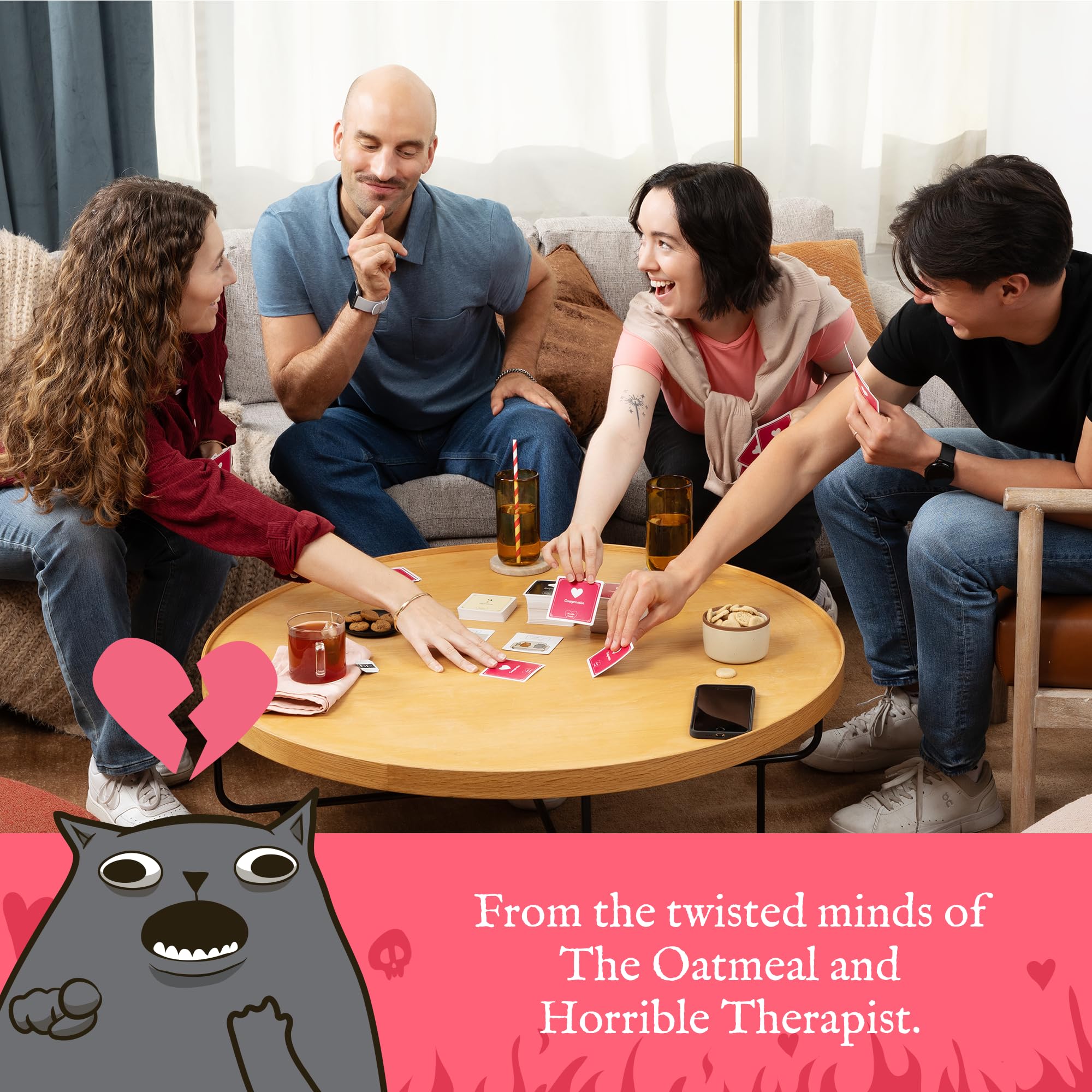 Horrible Couple - Party Game For 2-8 Players, From The Creators of Horrible Therapist, Multi-color, 11.43 cm x 7.62 cm - Image 3