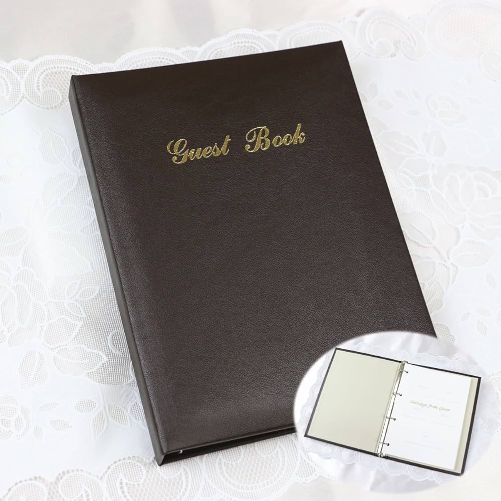 【B】ウェディング編 ＊＊＊いいね！専用ページ＊＊＊ 100名〜》名前のみ 芳名帳〔HILO-B〕スタイリッシュ シンプル