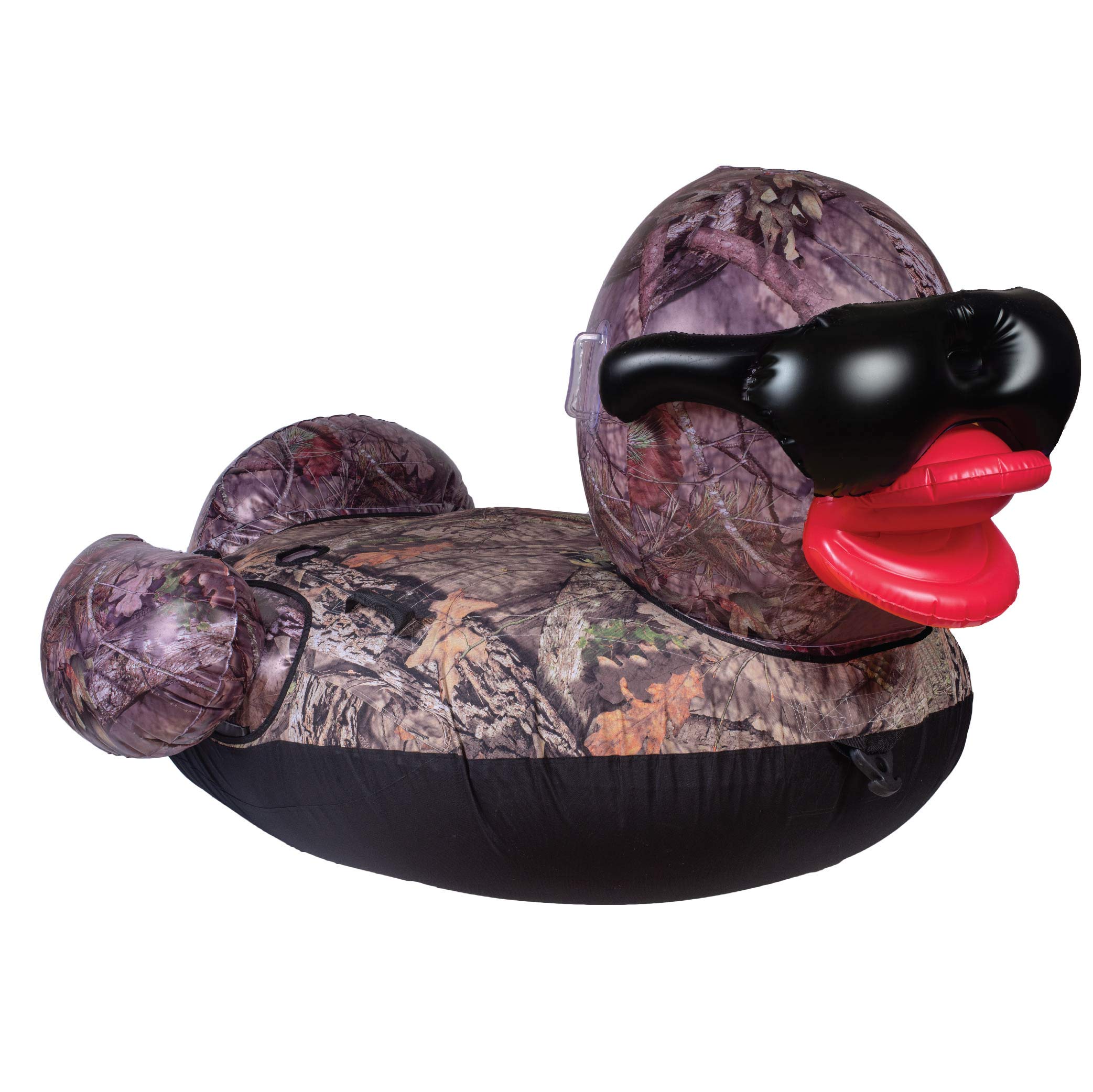 GAME56794-BB Towable Tuff Duck, 6 Feet Wide, Holds Up to 400 Pounds Premium Inflatable, Giant, Mossy Oak