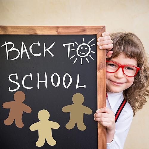 Miniatura 6 de 50 piezas de recortes creativos multiculturales para personas para diseñar y decorar, proyectos de grupo de manualidades, proyectos de manualidades