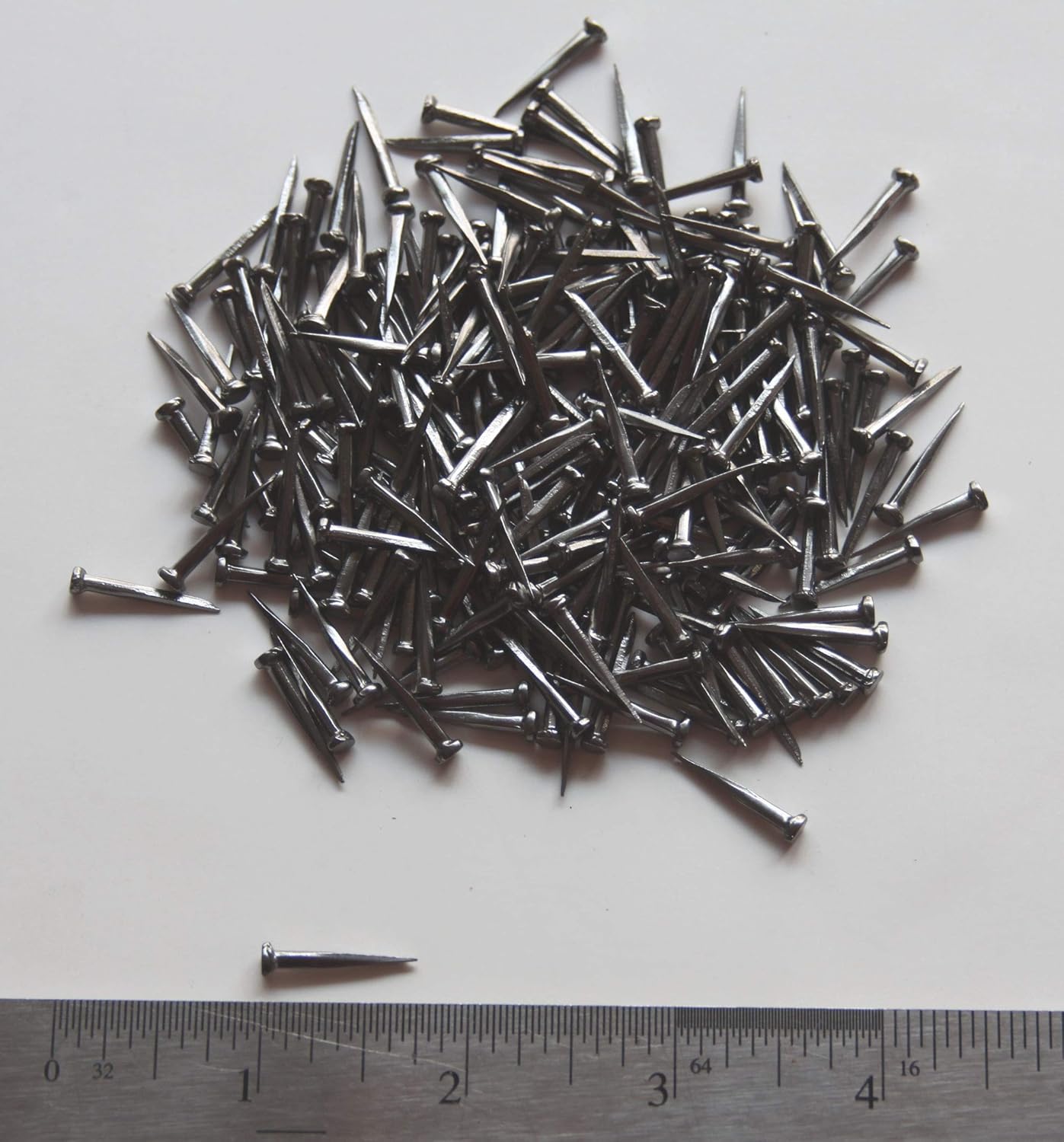 Iron Nails Tacks for Shoes Boots Leather Heels Soles Repairs Replace Craft 4 oz (6/8 Rubber Heel)