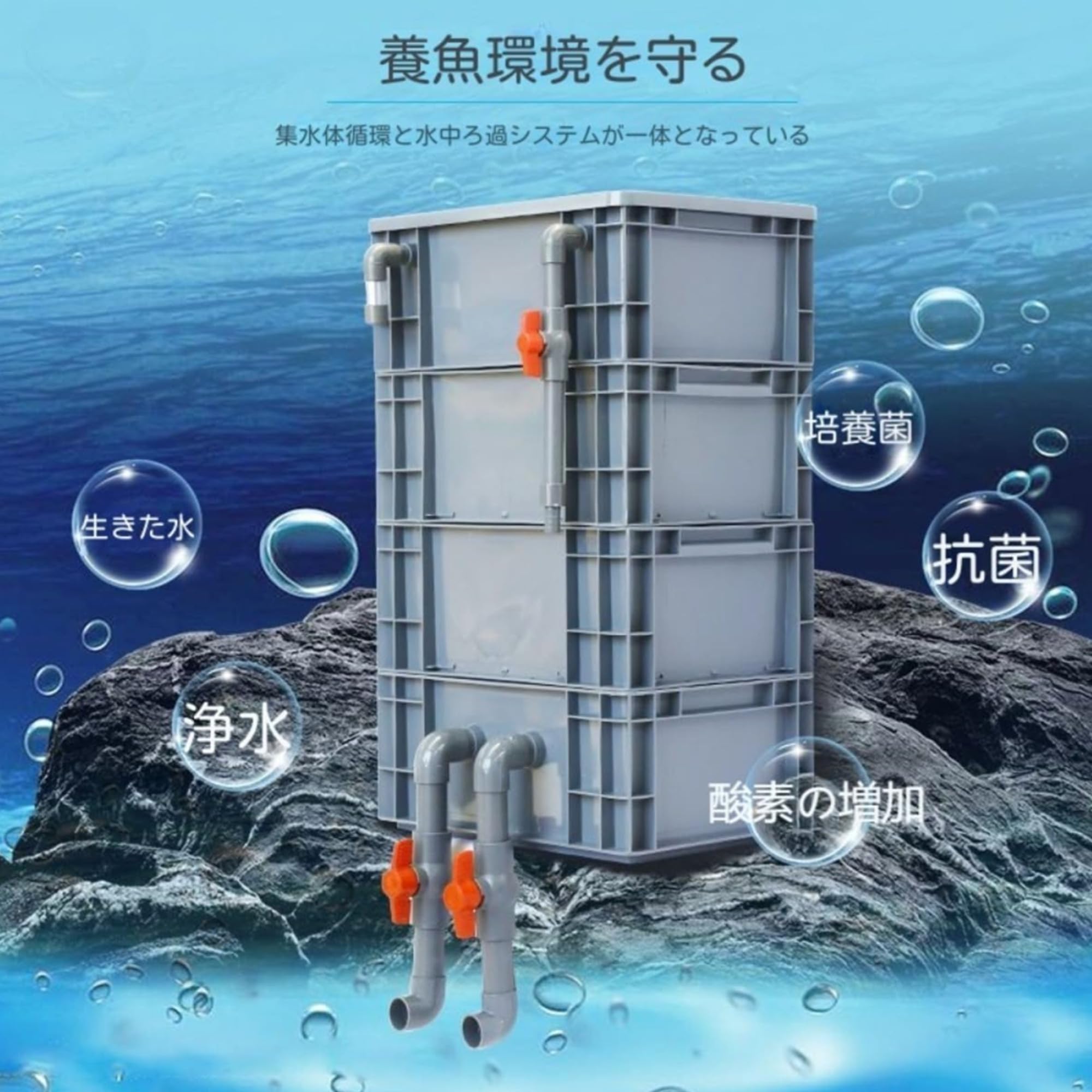 Amazon | Ypdnsme 水槽 ろか装置 上部フィルター 魚池用フィルター 滴