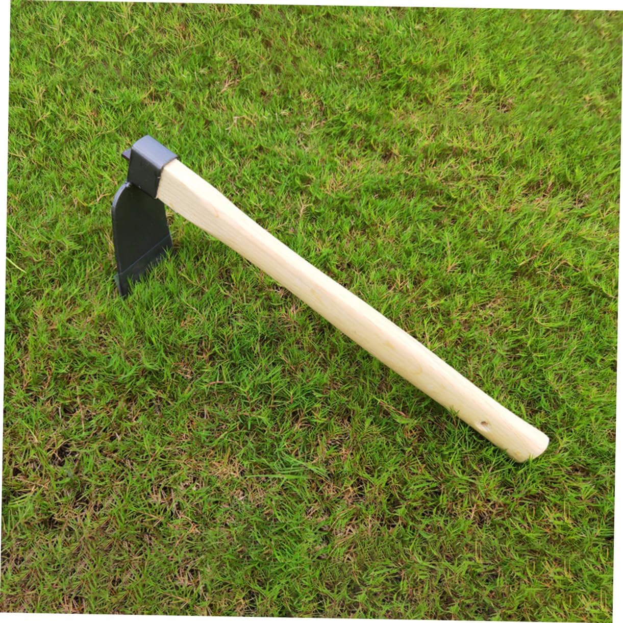 VANZACK 2pcs Garden Hoe for Digging Loosening Soil and Planting Ergonomic Handle Weeding Tool for Outdoor Gardening and Transplanting
