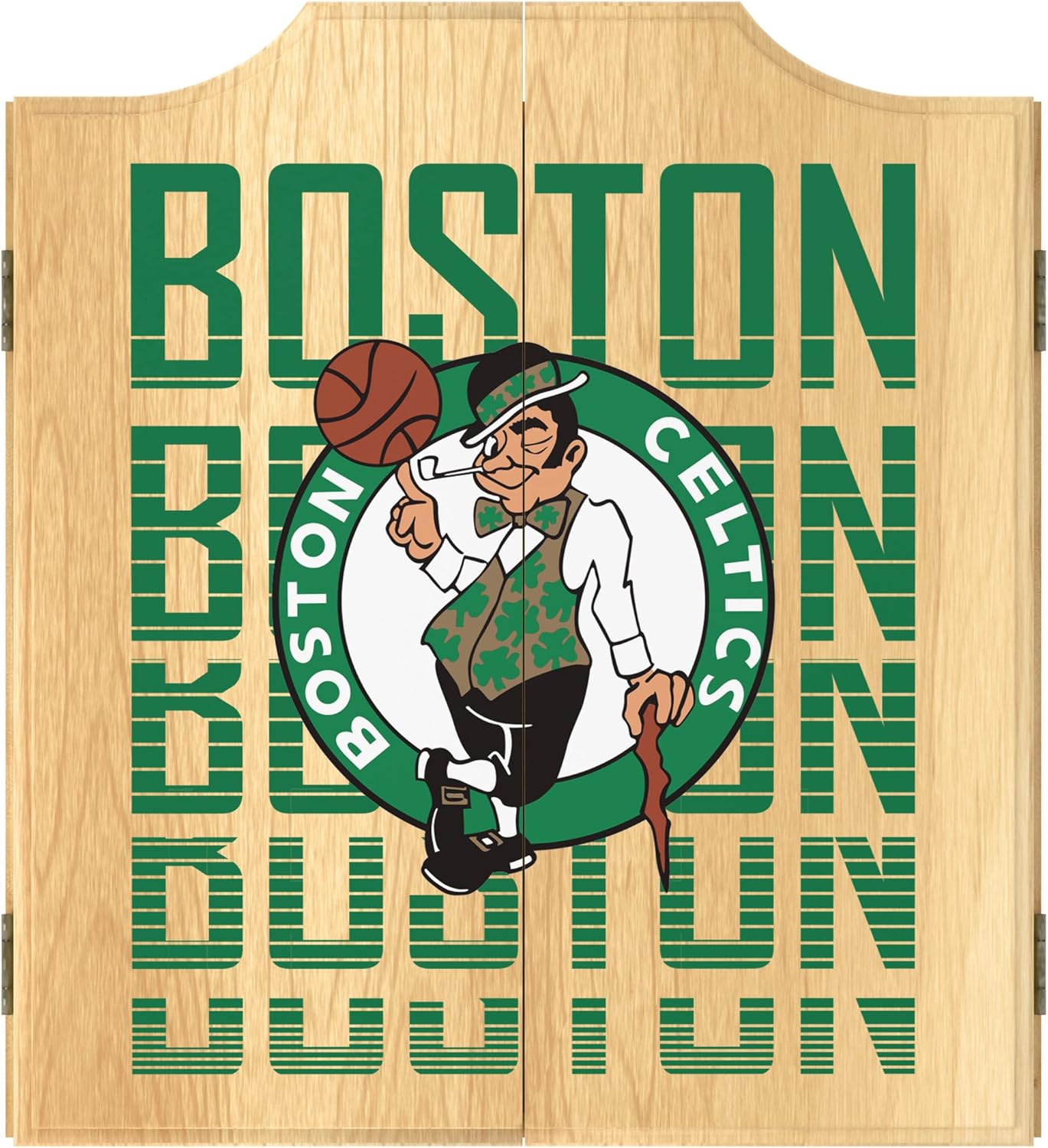 Dart Board Set Boston Celtics City Dart Board