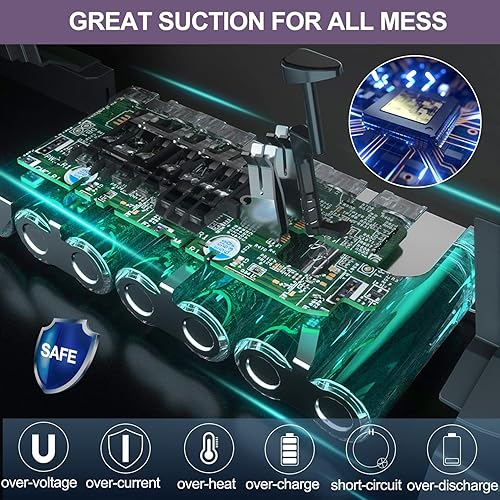 Miniatura 4 de Batería V10 SV12 de repuesto compatible con Dyson Cyclone V10, LONGFIT 25.2V 5.0Ah batería de iones de litio para aspiradoras V10 Animal V10