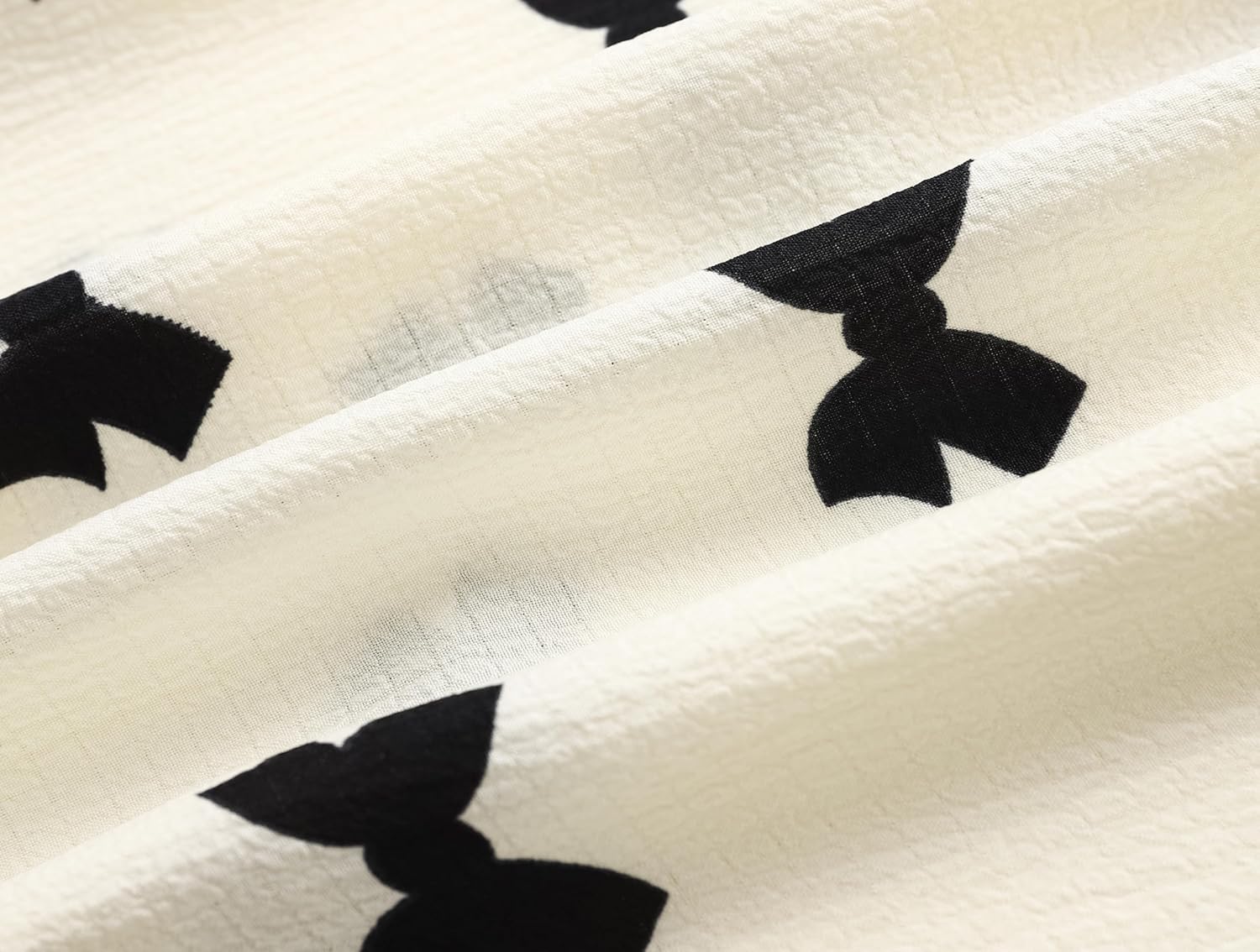 Big Girls Button Down Pajama Set 3pcs Short Sleeve Long Pants with Shorts Crepe Wrinkled Fabric Sleepwear Nighty - Image 7