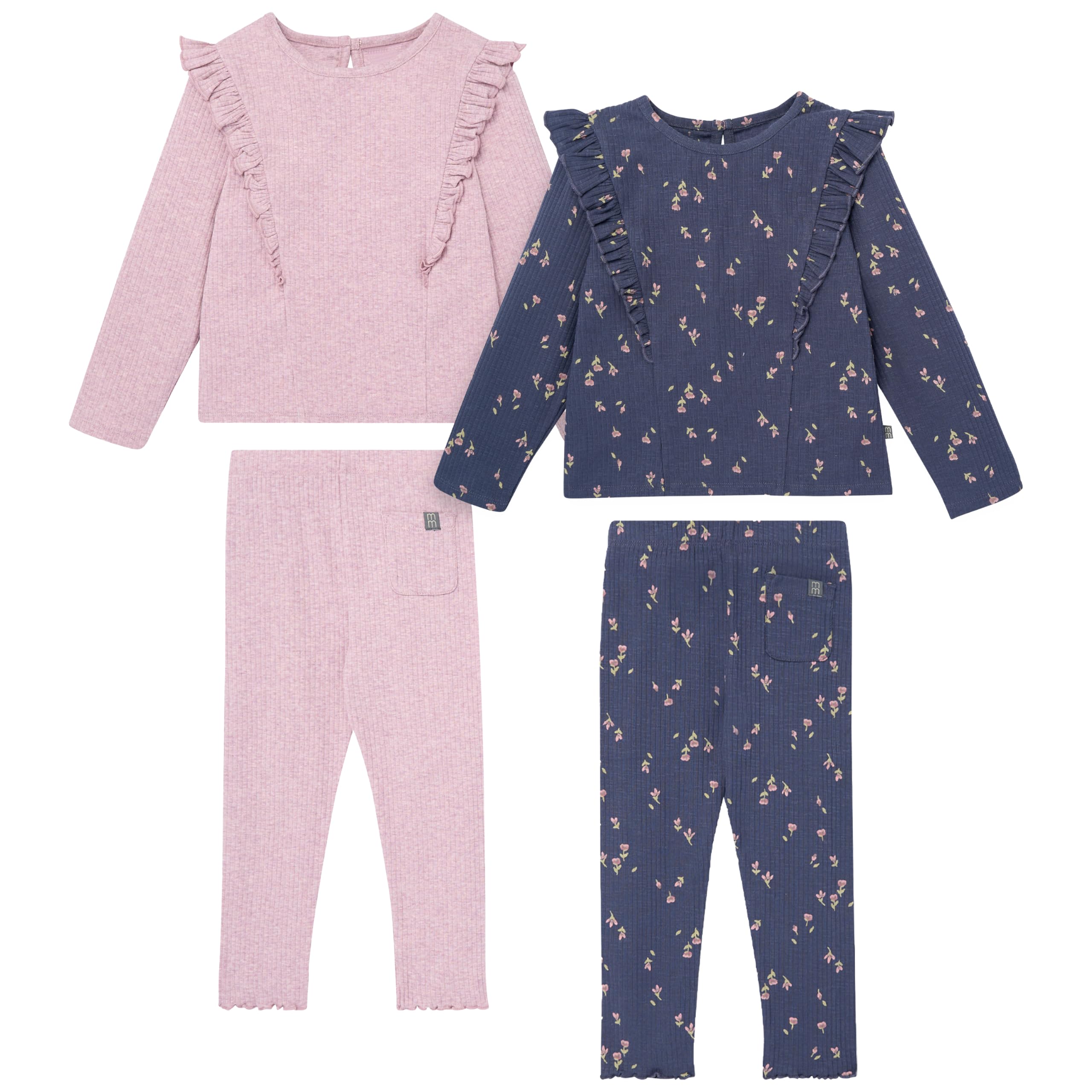 Modern Moments by Gerber Baby-Mädchen Hosen-Set (2er Pack)