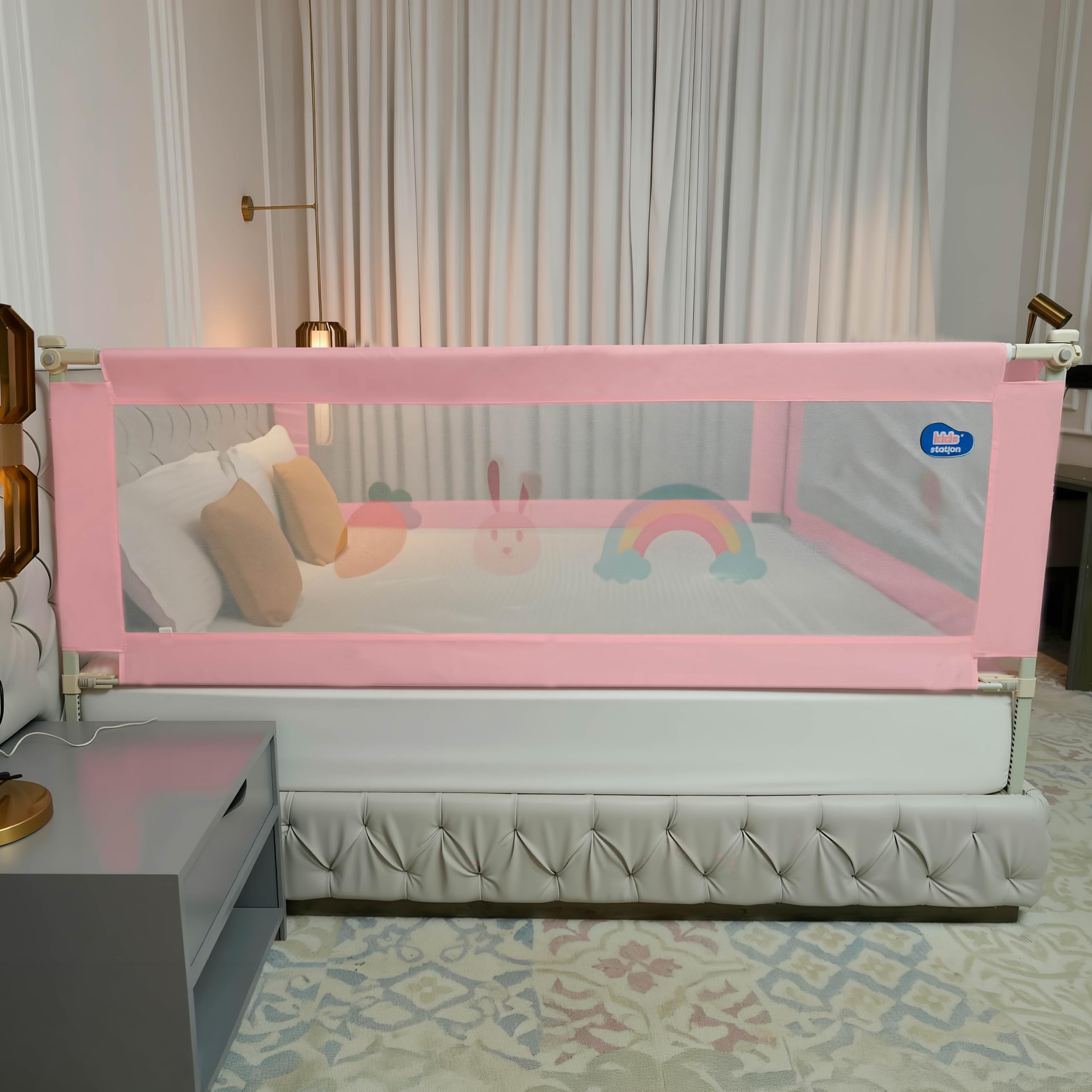 Kids Bed Rail Guard - Baby Safety Side Wall -26