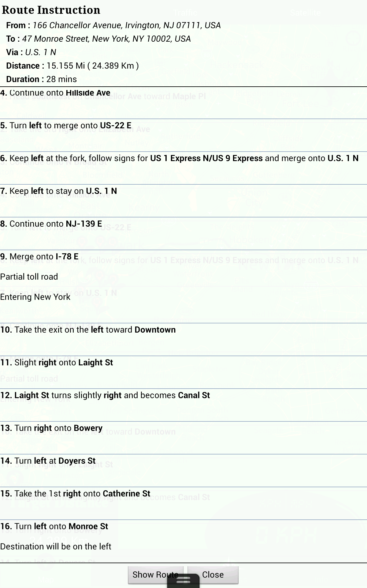GPS Direction for Kindle Fire App on Amazon Appstore