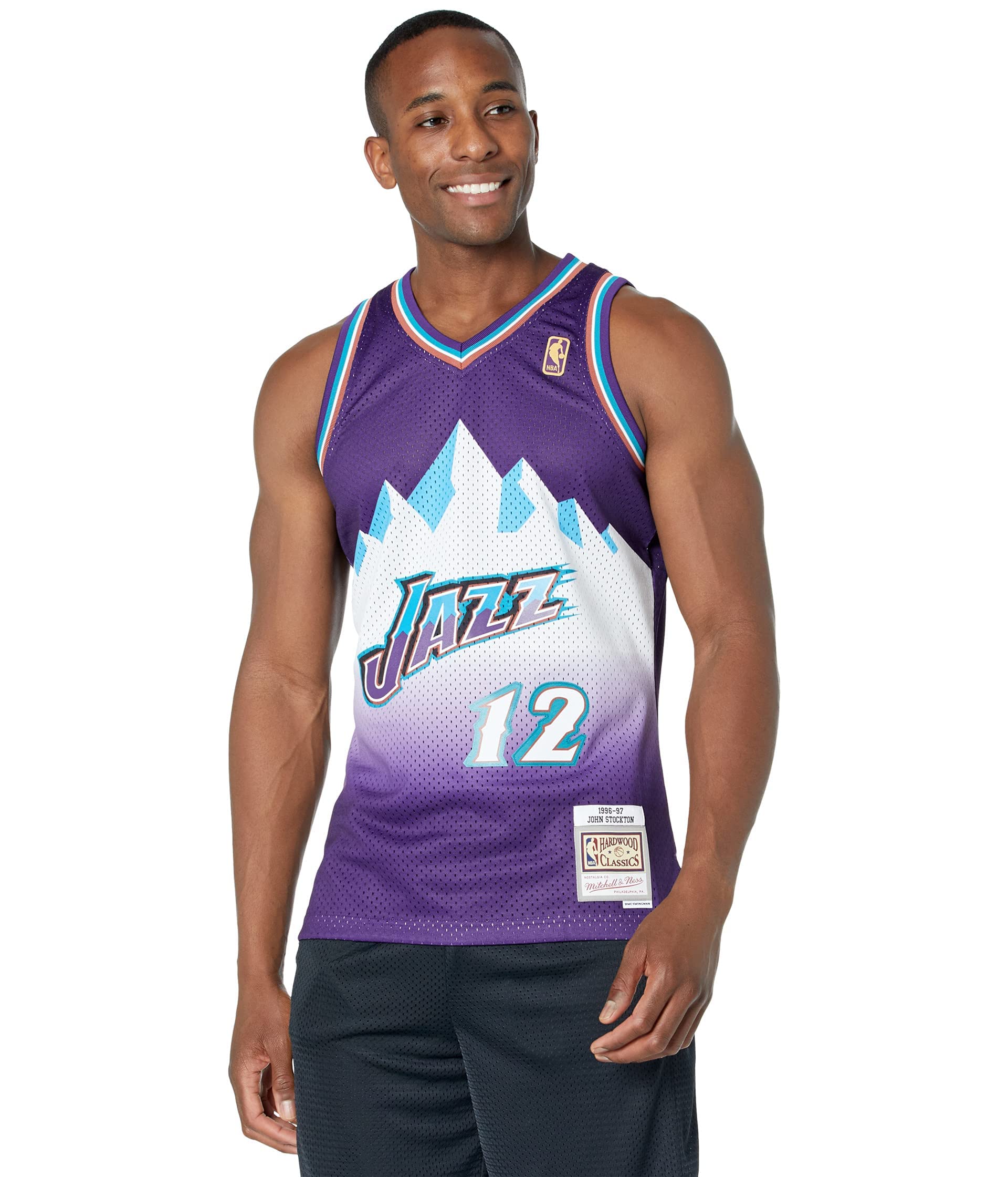 Mitchell & Ness Mens Striped