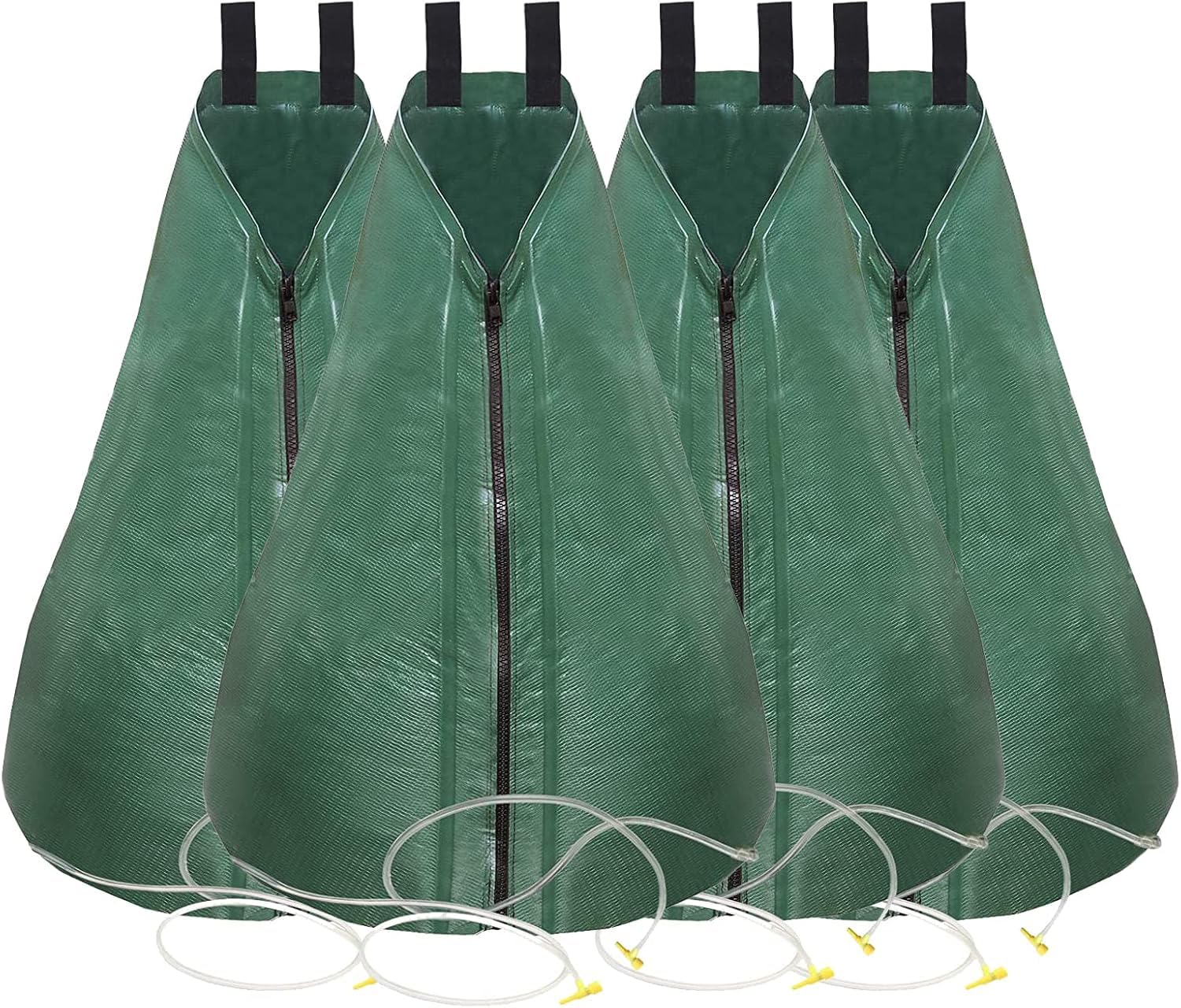 4 Baumbeutel Bewässerungsbeutel für Bäume zur langzeit Bewässerungssystem | Robuster 75 Liter Wassersack/Bewässerungssack, aus UV beständigem PVC, Planzunterstützung für heiße Somme