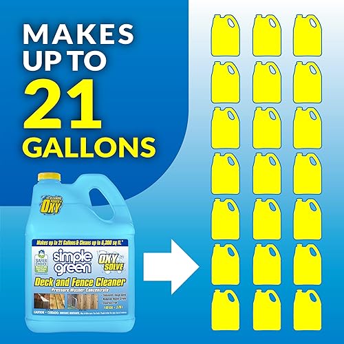 Miniatura 7 de Simple Green Oxy Solve Limpiador a presión para cubierta y cerca - concentrado 1 galón