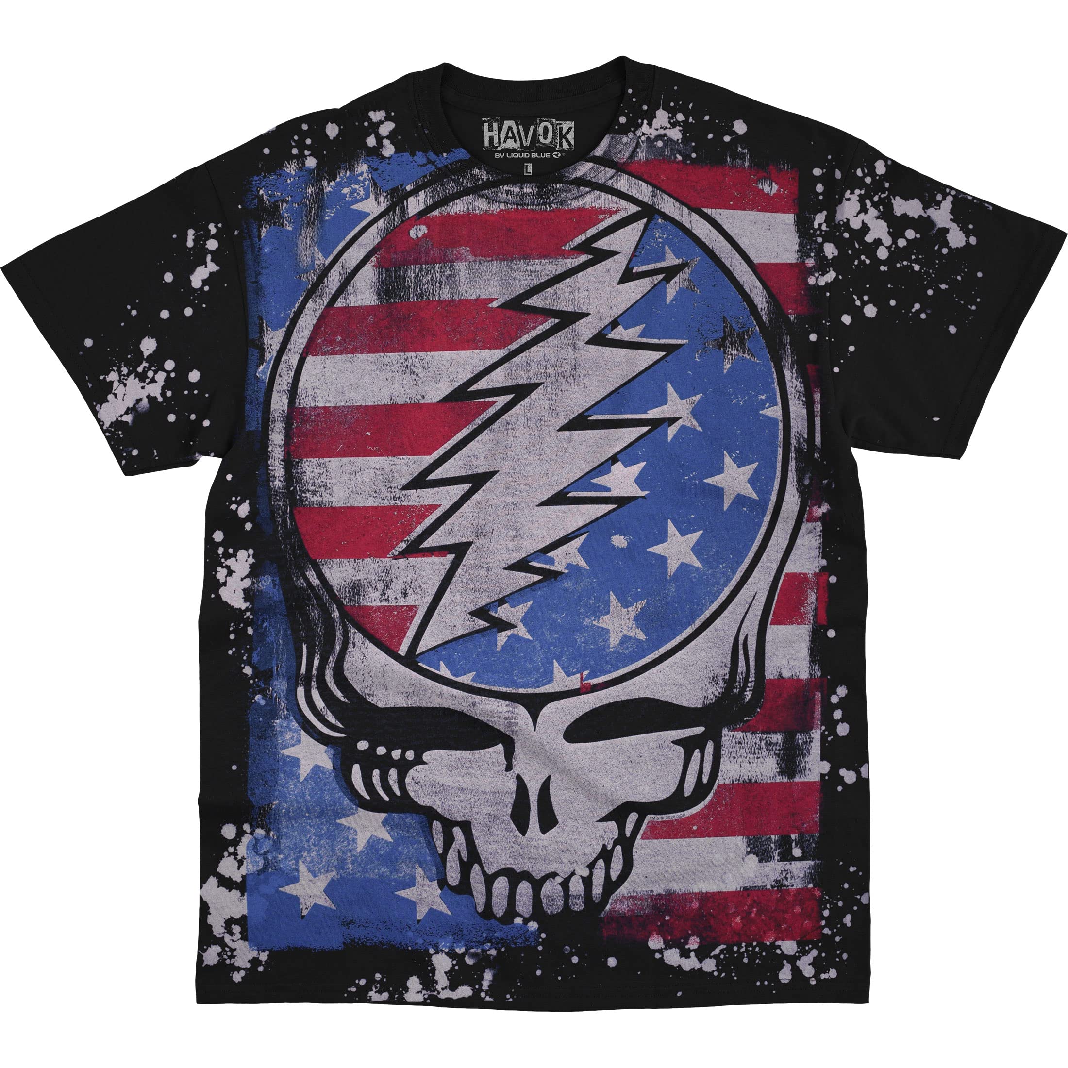 Liquid Blue Unisex-Adult Standard Grateful Dead True Blue SYF Havok