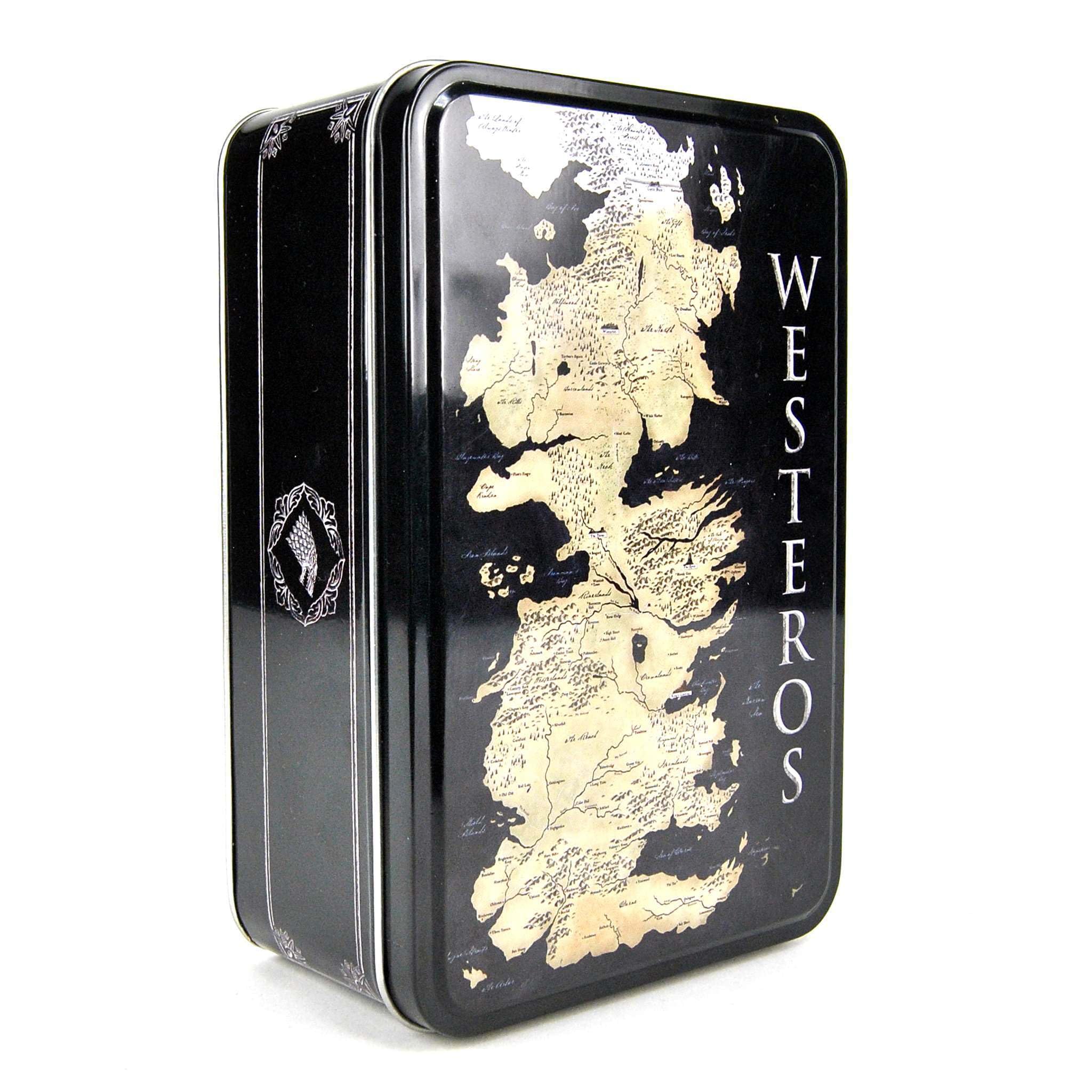 NEW Game of Thrones Westeros Map Tin Lunch Box