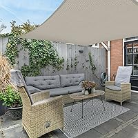 Vista 8 de AsterOutdoor - Toldo parasol rectangular de 16 x 20 pies, Toldo con bloqueador ultravioleta para patio, patio trasero, césped, jardín, actividades