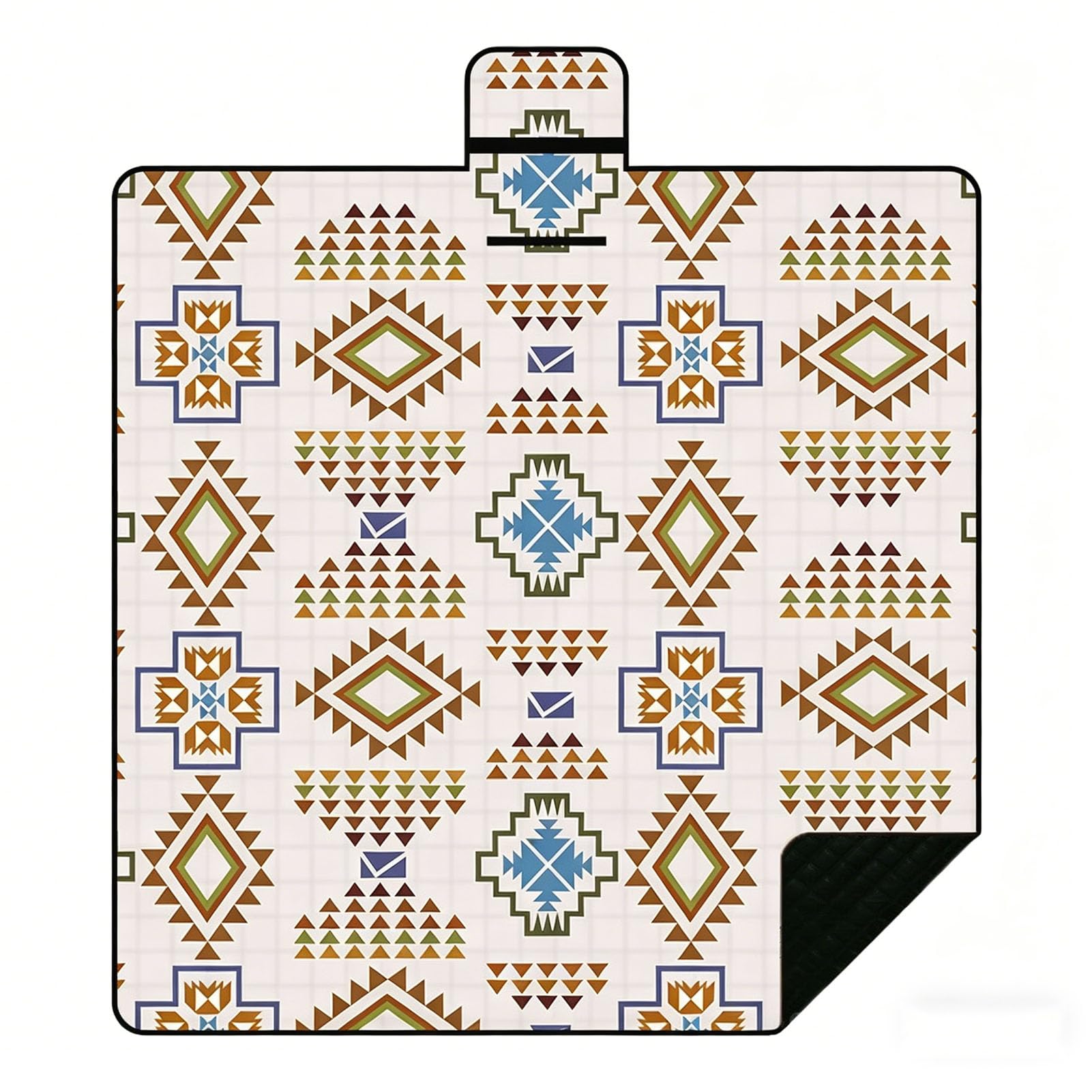 Telo da Picnic Impermeabile Lavabile in Lavatrice Leggero e Portatile Pieghevole Coperta Picnic, per Viaggi, Picnic, Campeggio, Parco, Spiaggia, Escursionismo,Bohemia,150×200cm