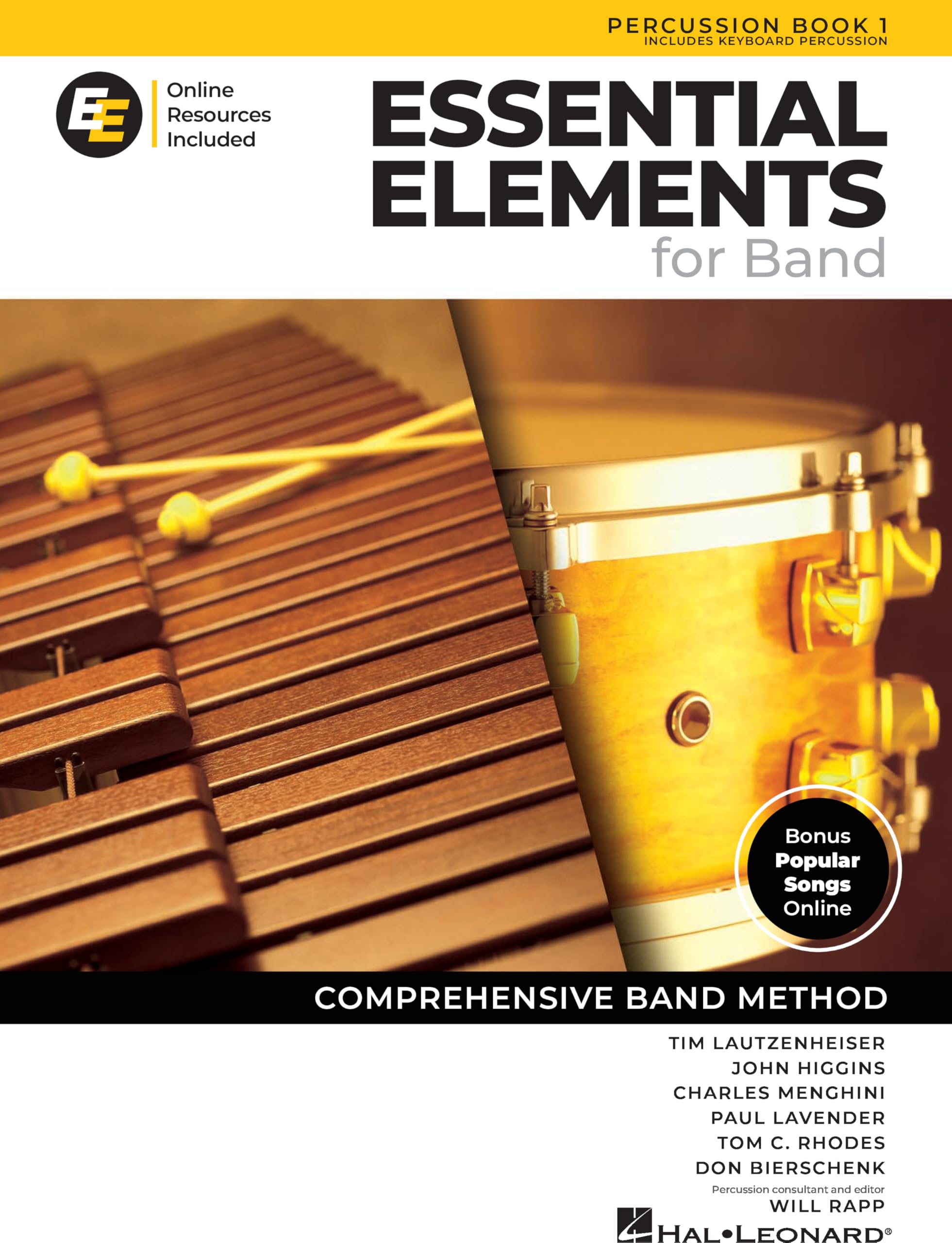 Essential Elements for Band - Percussion/Keyboard Percussion Book 1 with EEi