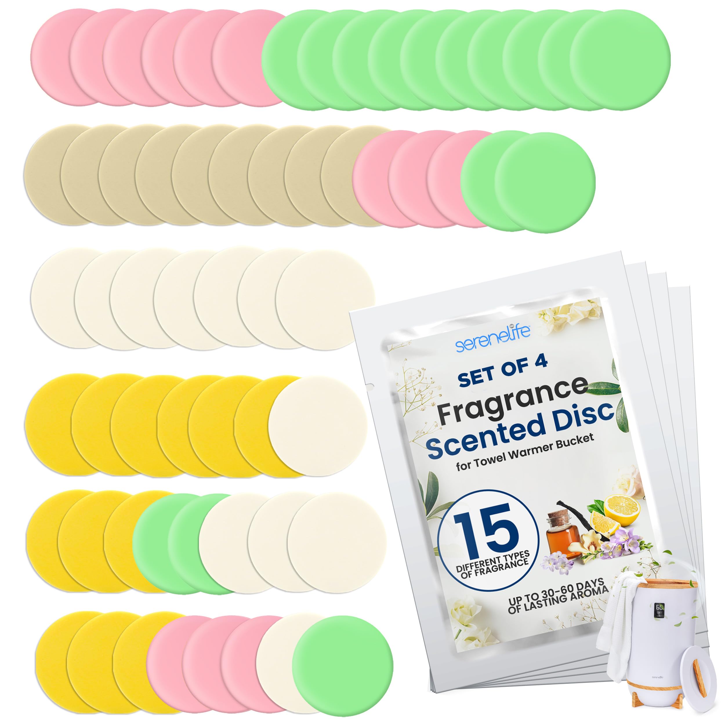 Amazon.com: SereneLife 15 Fragrant Scented Discs - Eco-Friendly