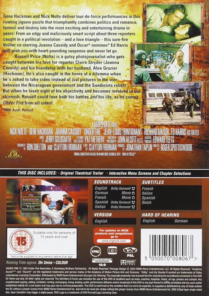 Amazon.com: Under Fire : Nick Nolte, Ed Harris, Gene Hackman