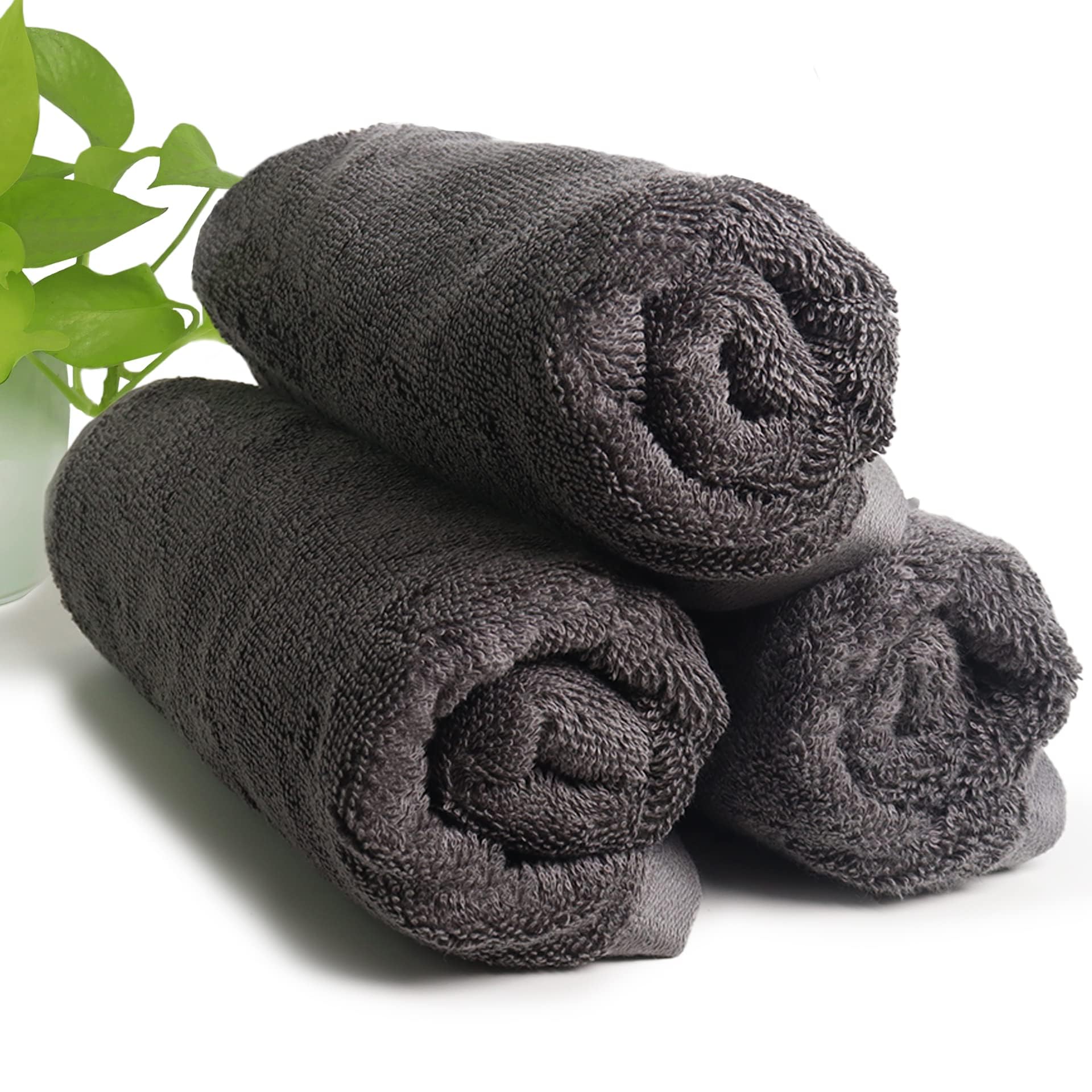 HEELIUM Bamboo Hand Towels - Ultra Soft & Absorbent -10 HEELIUM Bamboo Hand Towels - Ultra Soft & Absorbent -10