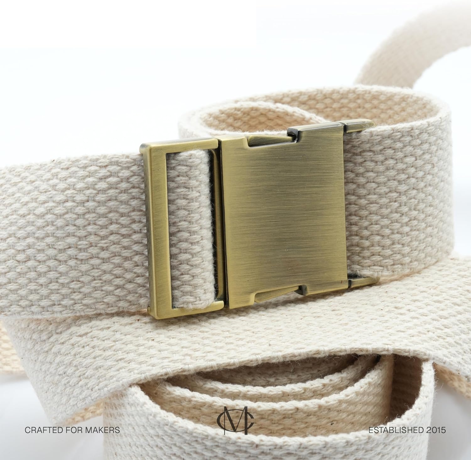 CRAFTMEMORE Metal Quick Side Release Buckle Quality Webbing Bag Clip Flat Lock Belt Strap Backpacks Collar Pack of 1 Buckle - Image 3