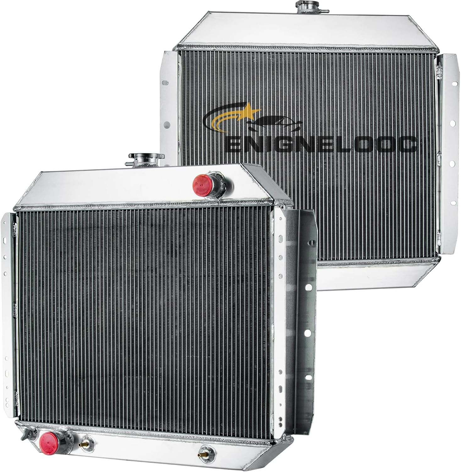 3 Row Radiator for 1966-1979 Ford F-100 F150 F250 F350 Bronco Truck Pickup DPI433 CU433 RAD433 1967 1968 1969 1970 1971 1972 1973 1974 1975 1976 1977 1978