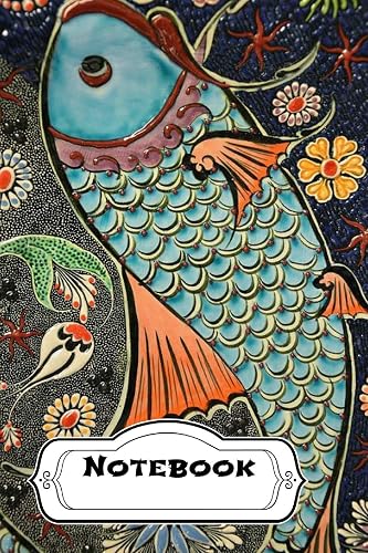 Notebook: Lucky Fishing Angling Homework Book Notepad Notebook Composition and Journal Diary