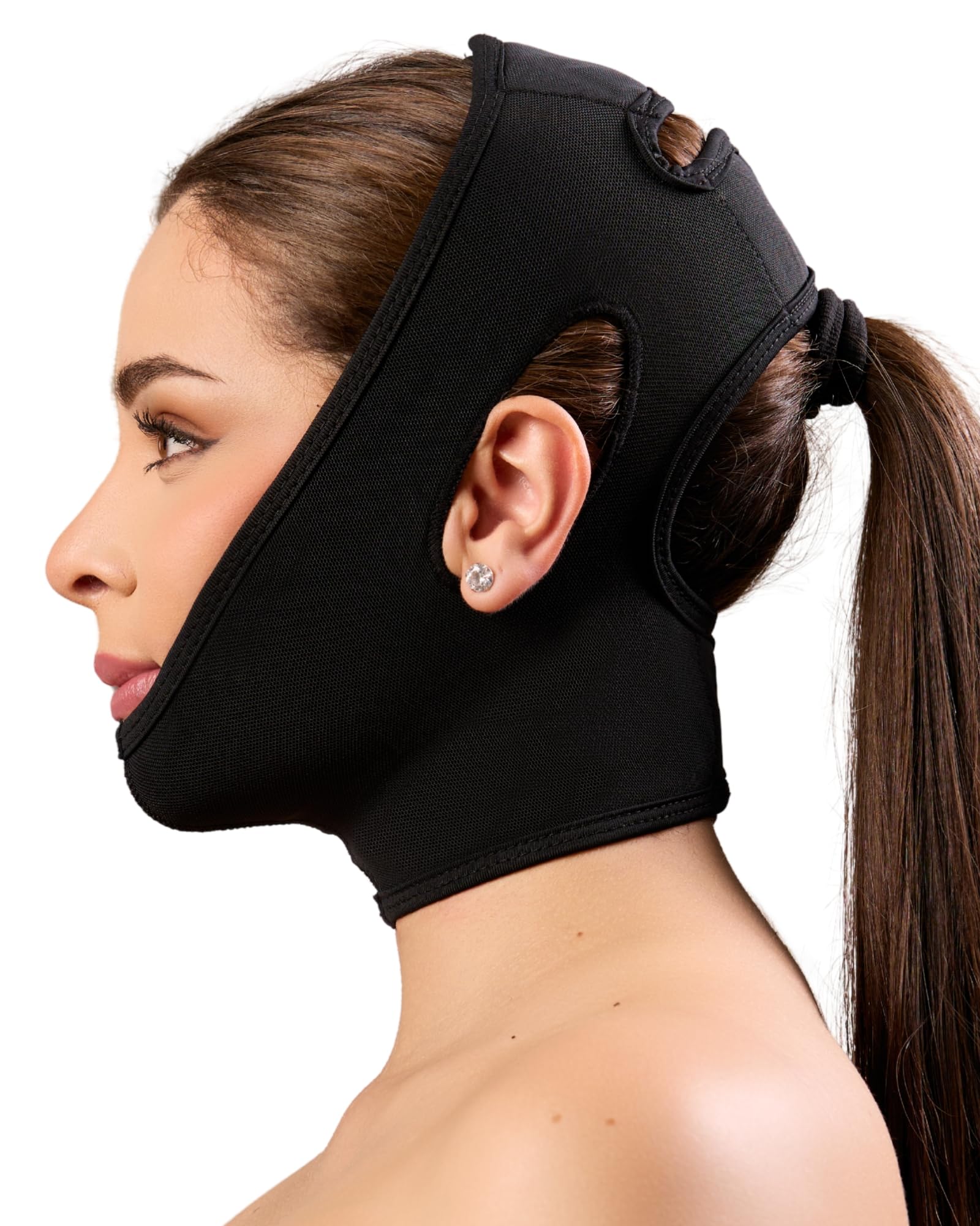 Shape Concept Chin Strap Support Band Neck Bandage Face Chin High Compression