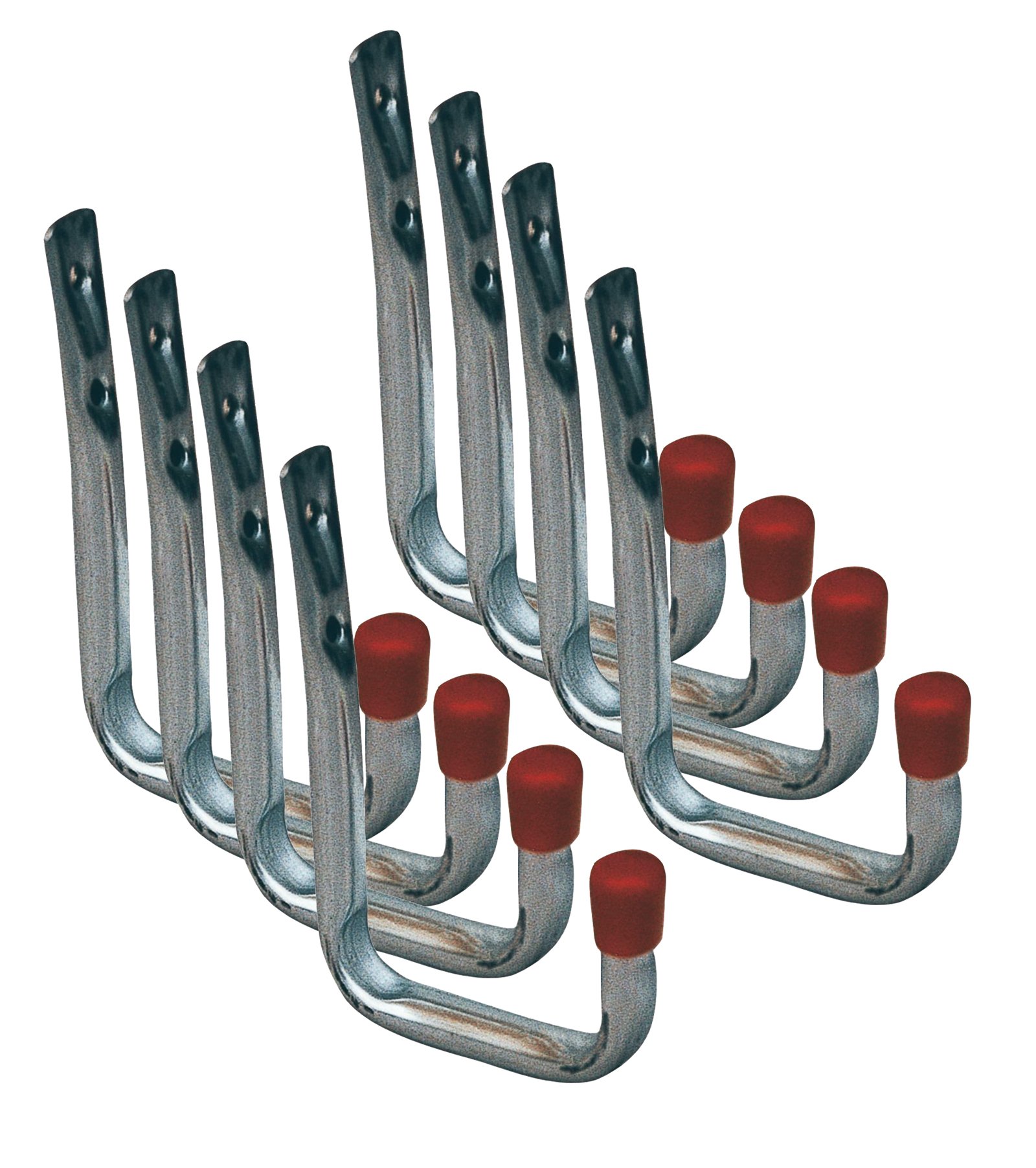 vasalatVAS148 VAS123 Wall Hook U-Shape 120 x 80 mm Pack of 8 Silver