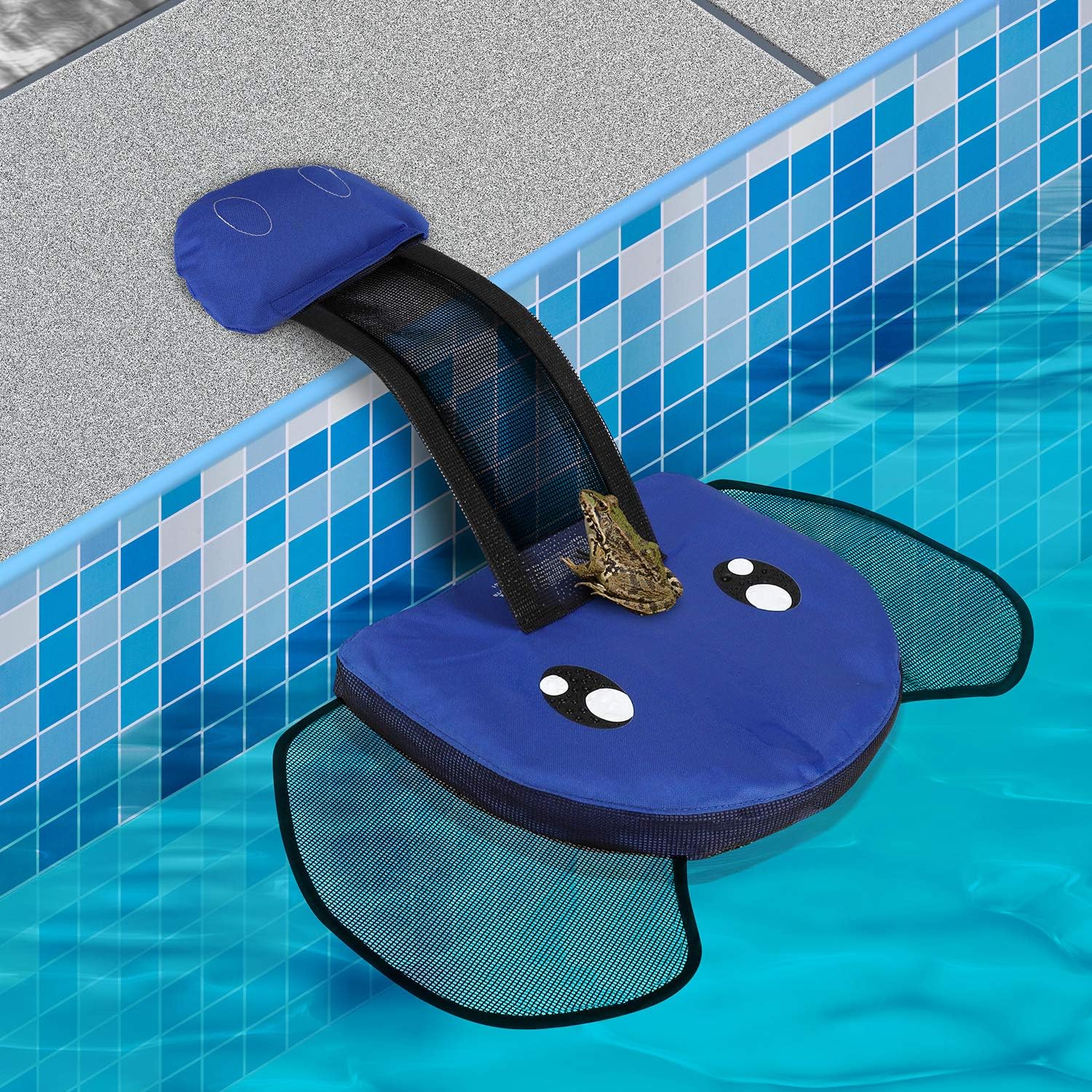 QRose Animal Saving Escape Ramp for Pool, Save Critters in Swimming Pool Device Handy, Floating Ramp Rescues Saving Frogs, Toads