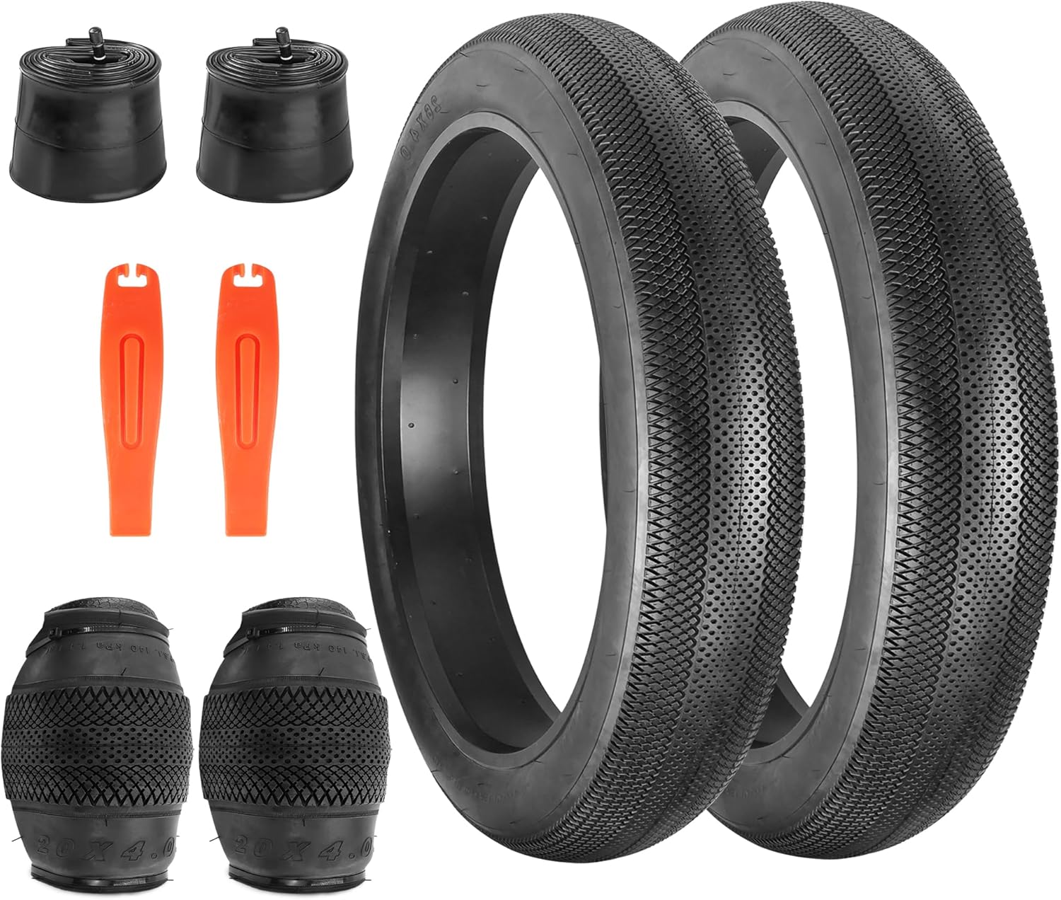 E Bike 20/26×4.0 Fats tire 20 x 4 Fats tire 20×4 Bike tire 1 Pack Heavy Obligation Excessive-Efficiency Put on-Resistant E-Bike Mountain Snow Bike Tire ，Fats Bike Tires，Brown Wall/White Wall/Black