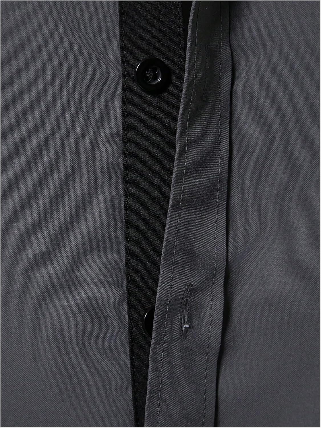 OYOANGLE Men's Long Sleeve Dress Shirts Regular Fit Business Casual Button Down Shirt with Pockets - Image 5