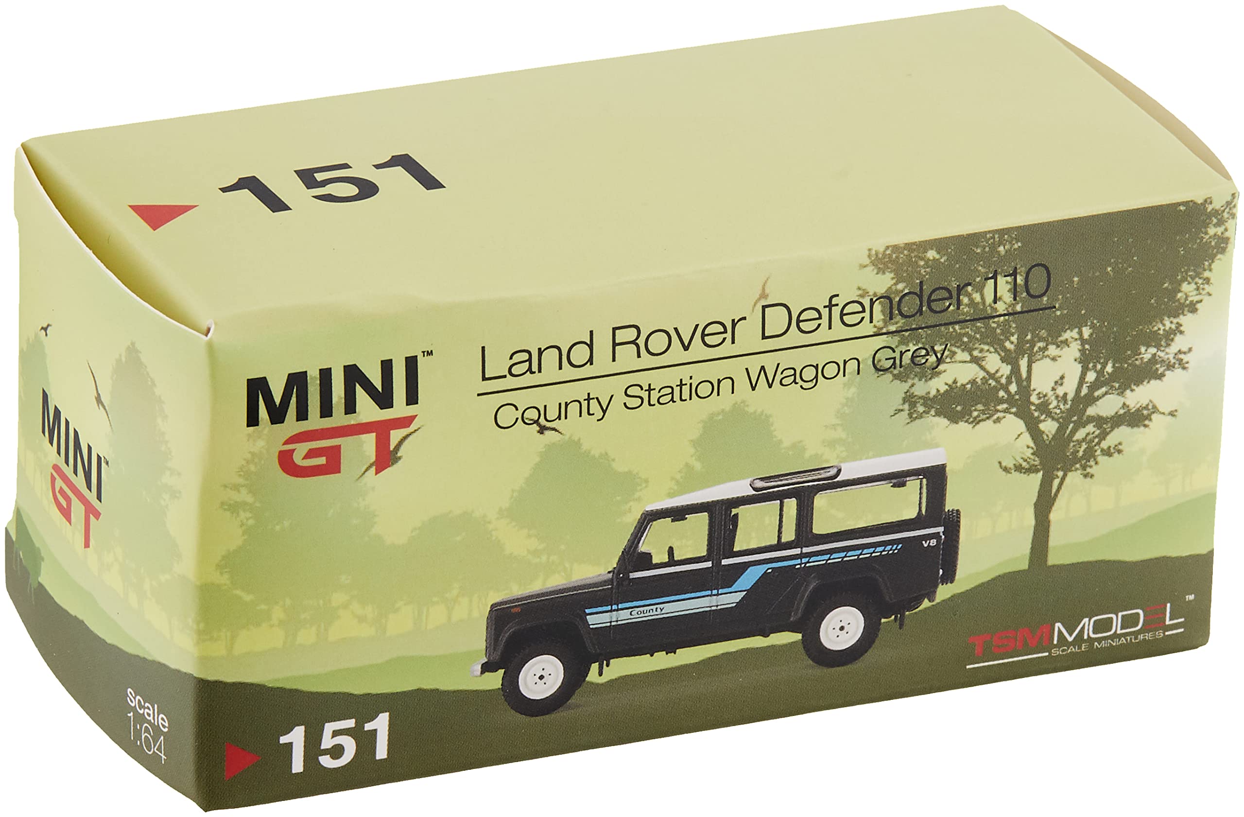 Amazon.co.jp: MINI GT 1/64 ランドローバー ディフェンダー 110 1985