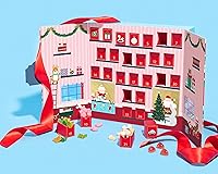 Vista 7 de Sugarfina 2025 Tienda de juguetes del Polo Norte Calendario de adviento de caramelos