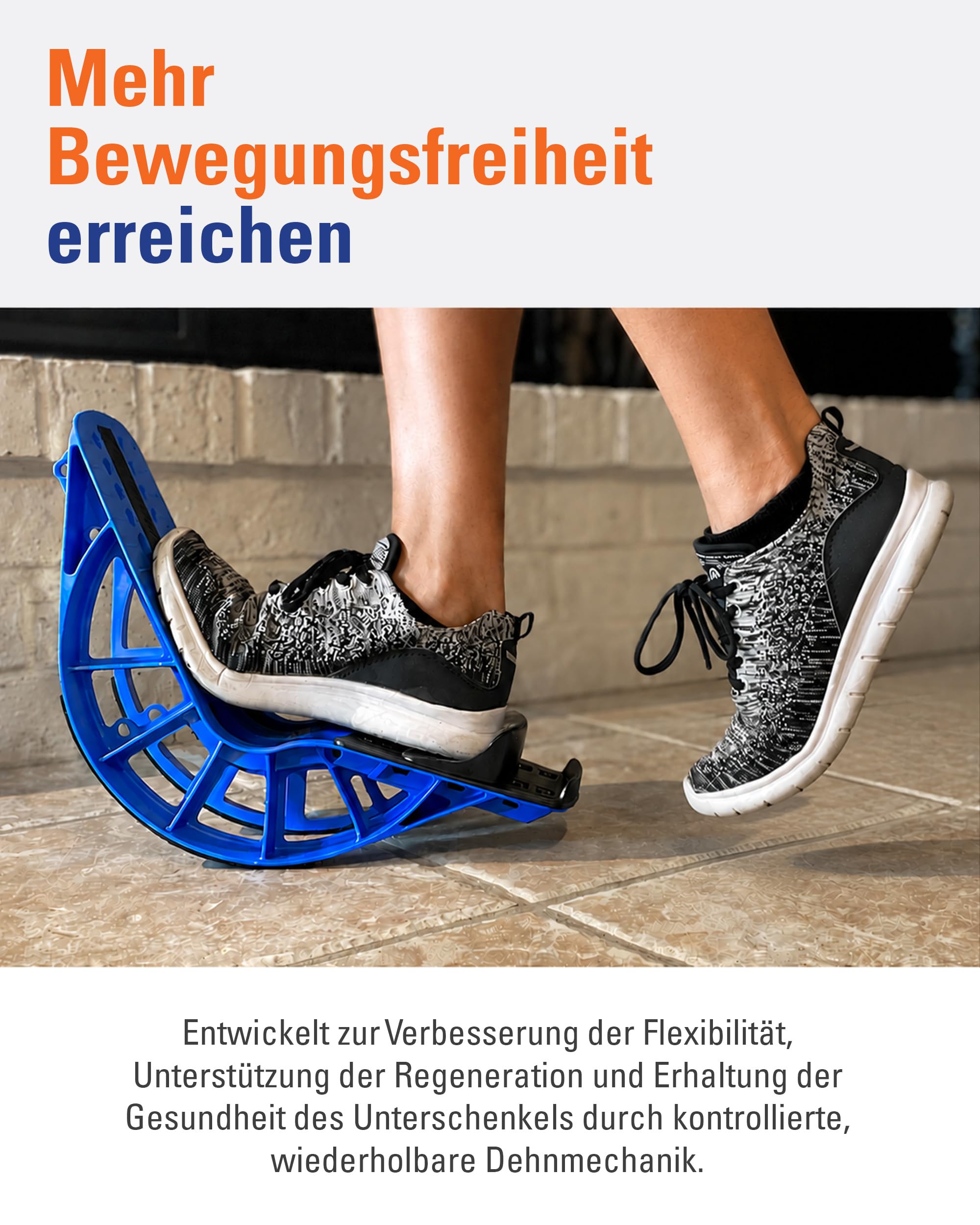 ProStretch Plus Foot Rocker – Wadendehner & Fersenkeil zur Entlastung der Achillessehne bei Plantarfasziitis – Effektiver Wadendehner