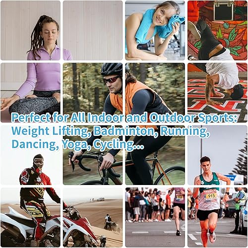 Miniatura 8 de YESLIFE Paquete de 4 toallas refrescantes de 40 x 12 pulgadas, toallas de gimnasio para hombres y mujeres, toallas de entrenamiento suaves y