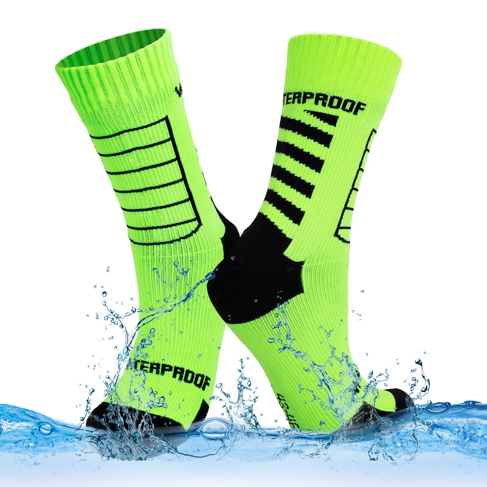 LEOSTEP Wodoodporne skarpety dla mężczyzn i kobiet, wysokowydajne skarpety sportowe na świeżym powietrzu, odpowiednie do jazdy na rowerze, jazdy na nartach, jazdy na rowerze górskim, golfa, biegania,