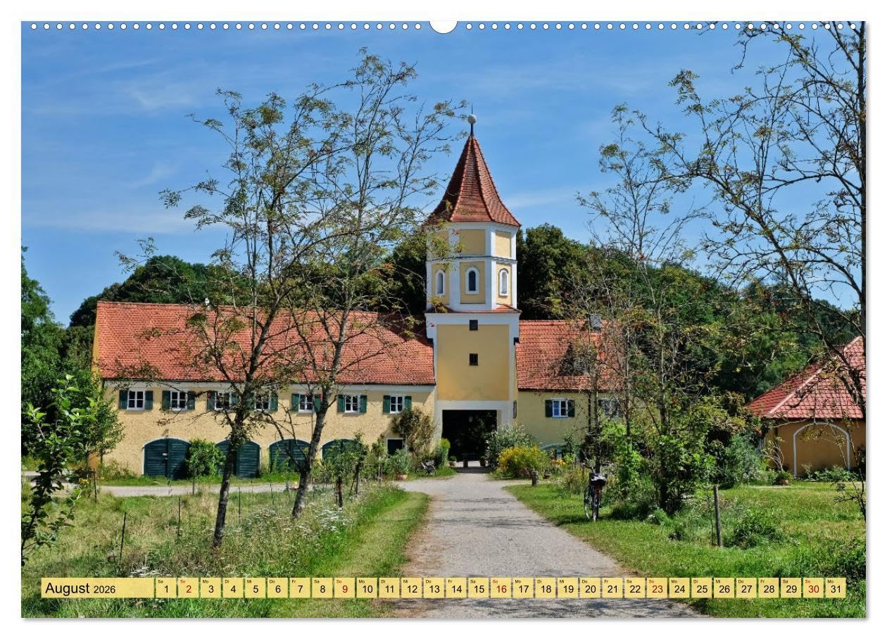 Komm mit Ausflugsziele rund um Augsburg (hochwertiger Premium Wandkalender 2026 DIN A2 quer), Kunstdruck in Hochglanz: Anregungen für Tagestouren in der Nähe von Augsburg (CALVENDO Natur)